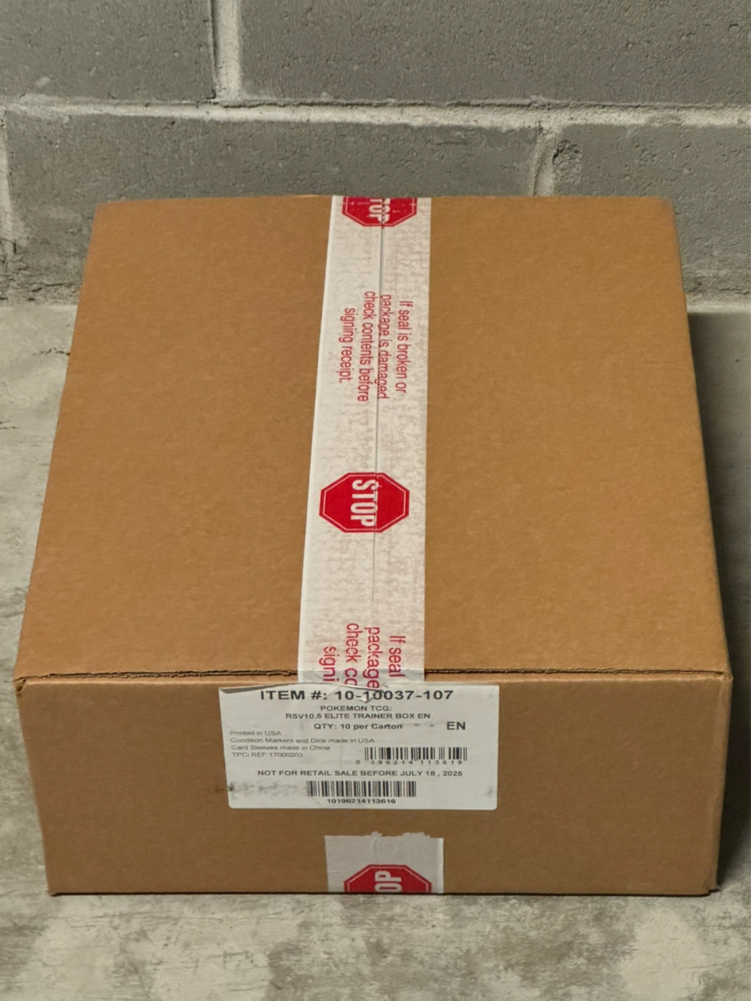 Black bolt elite trainer box case