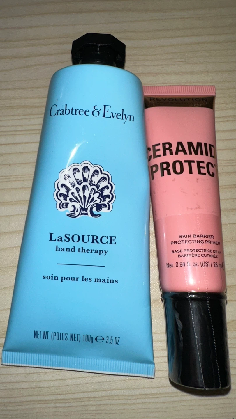 Crabtree & Evelyn Hand cream & Revolution Primer