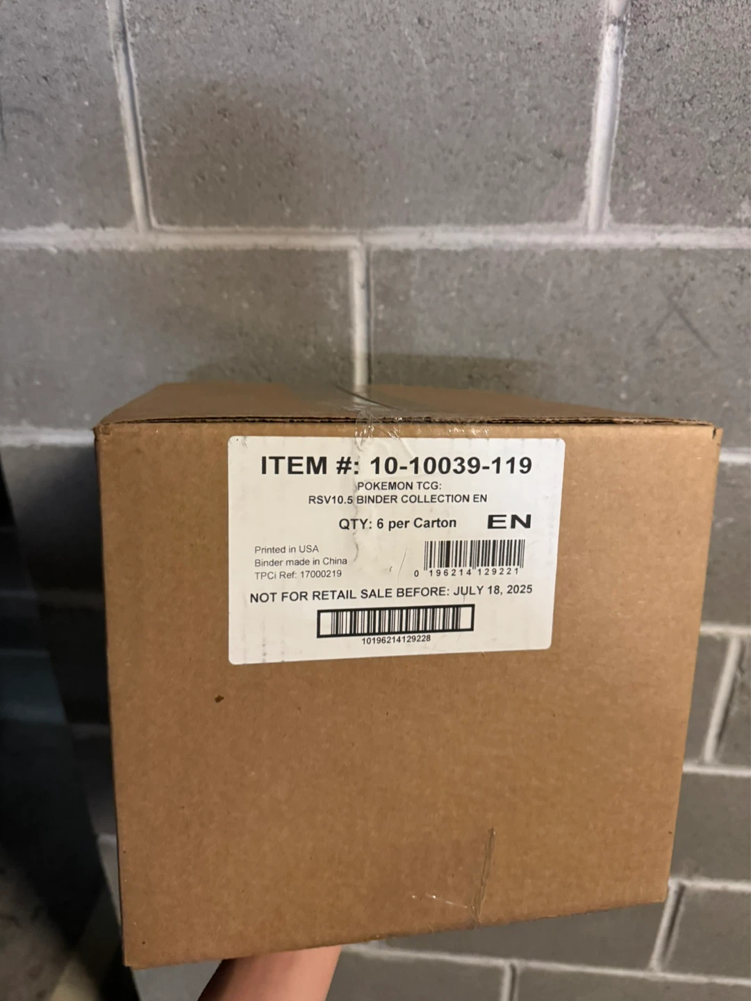White flare binder collection sealed case