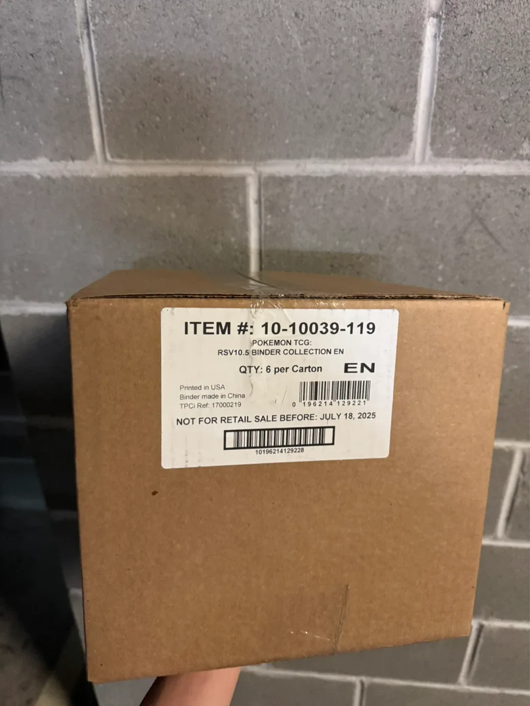 White flare binder collection sealed case