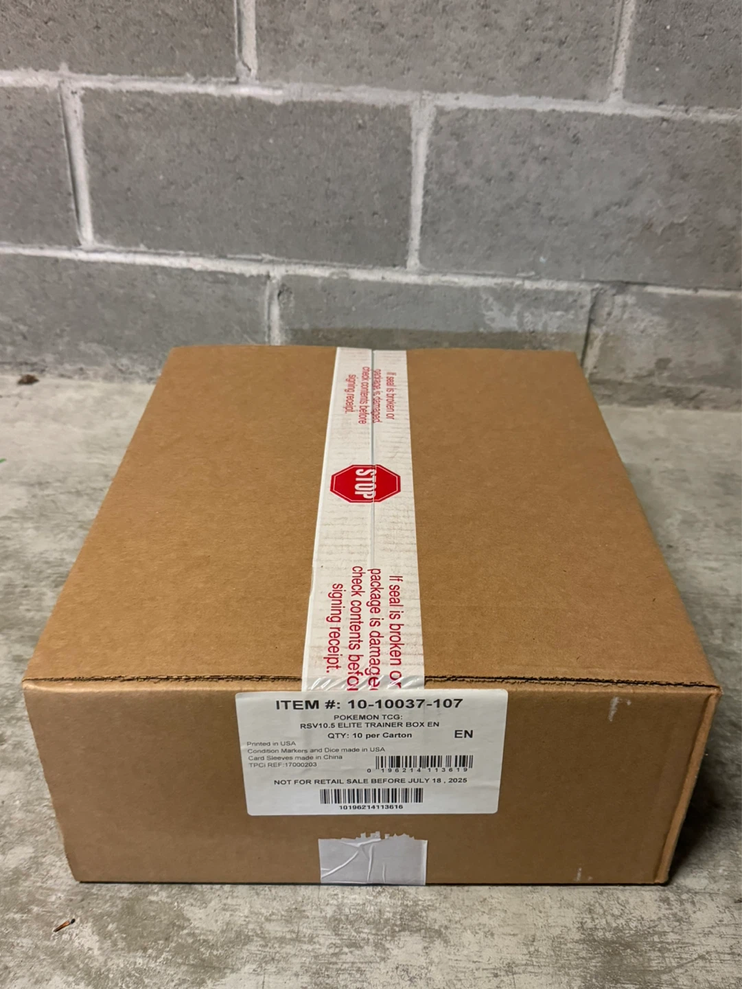 White flare elite trainer box sealed case