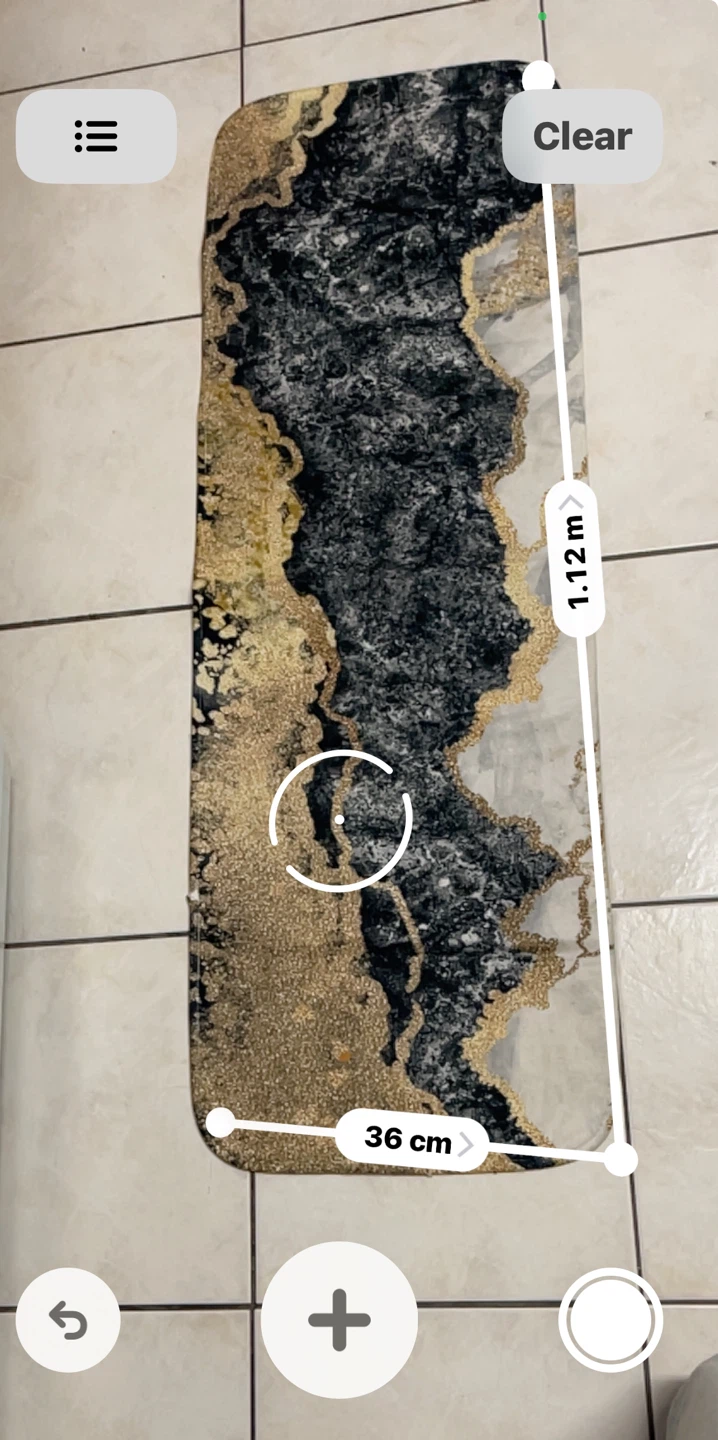 ⚽ Runner Rug with Marble and Gold Design - photo 4