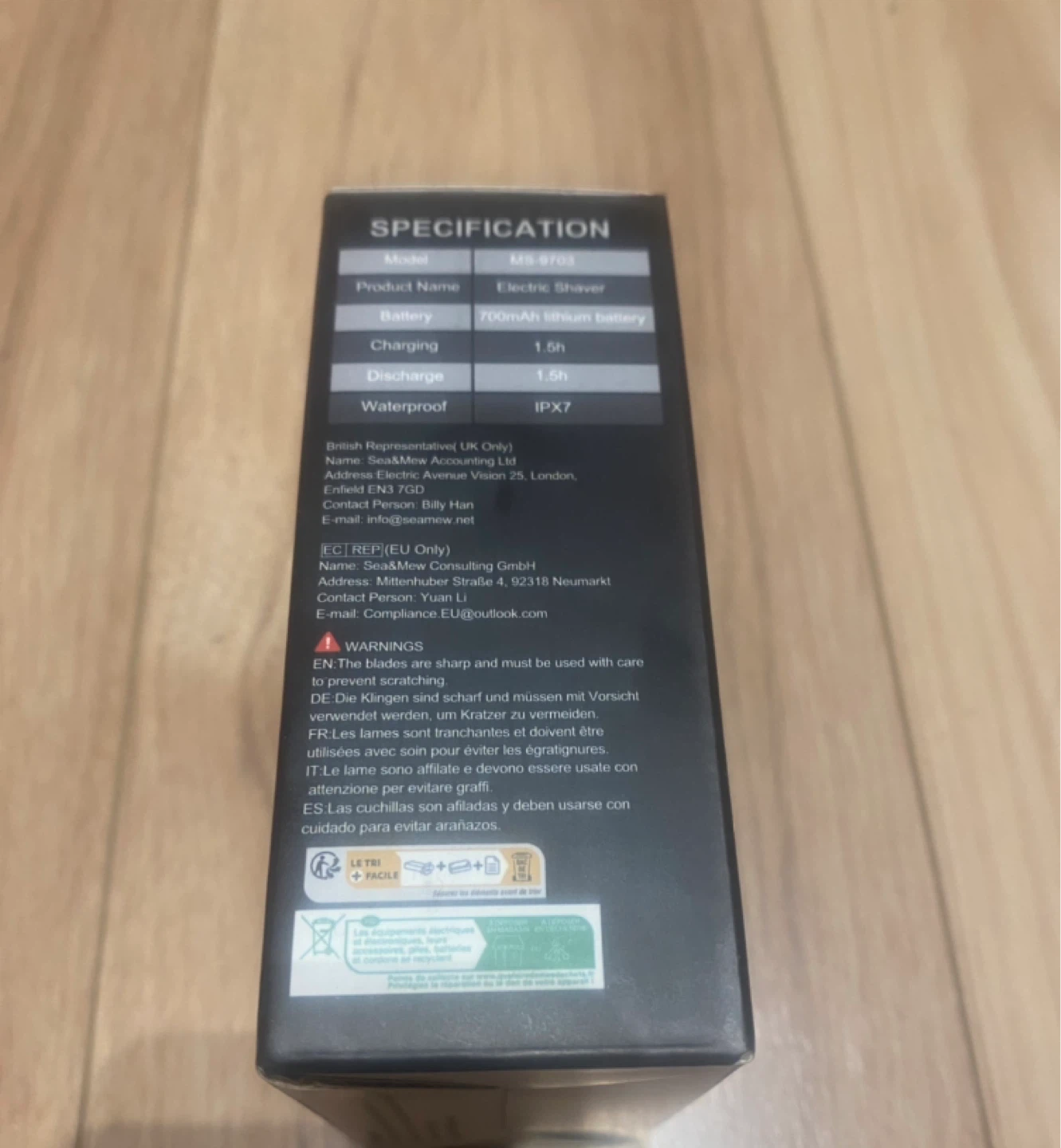 Dyoonoer MS-9703 Electric Shaver - photo 3