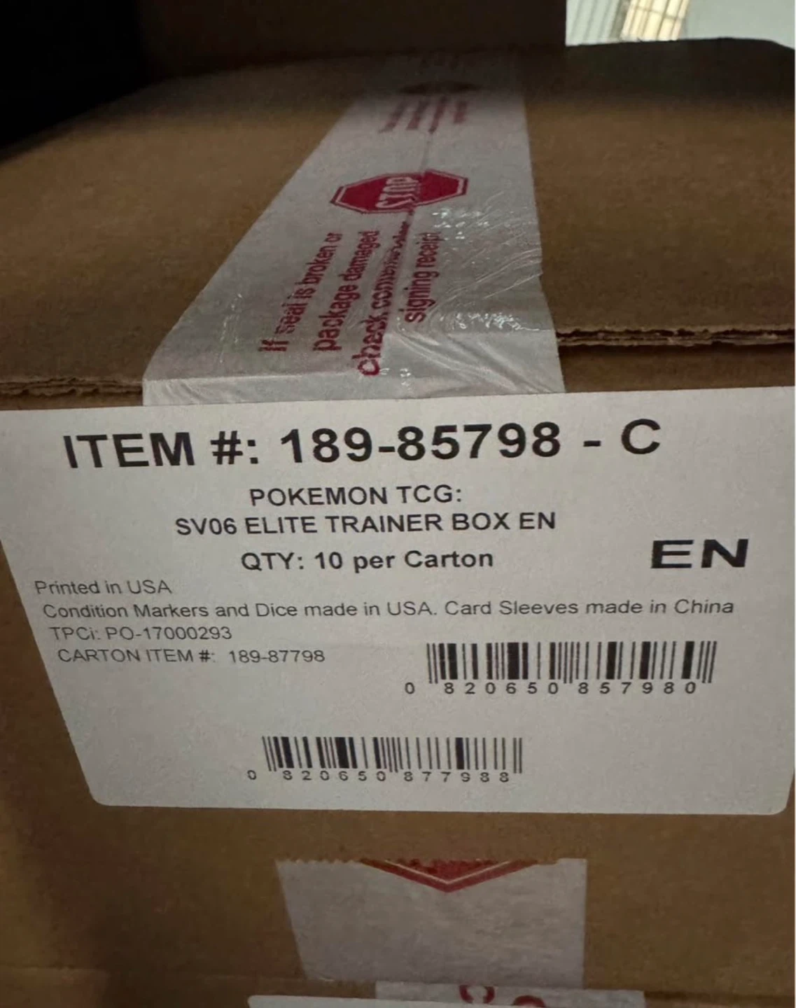 Twilight masquerade elite trainer box sealed case