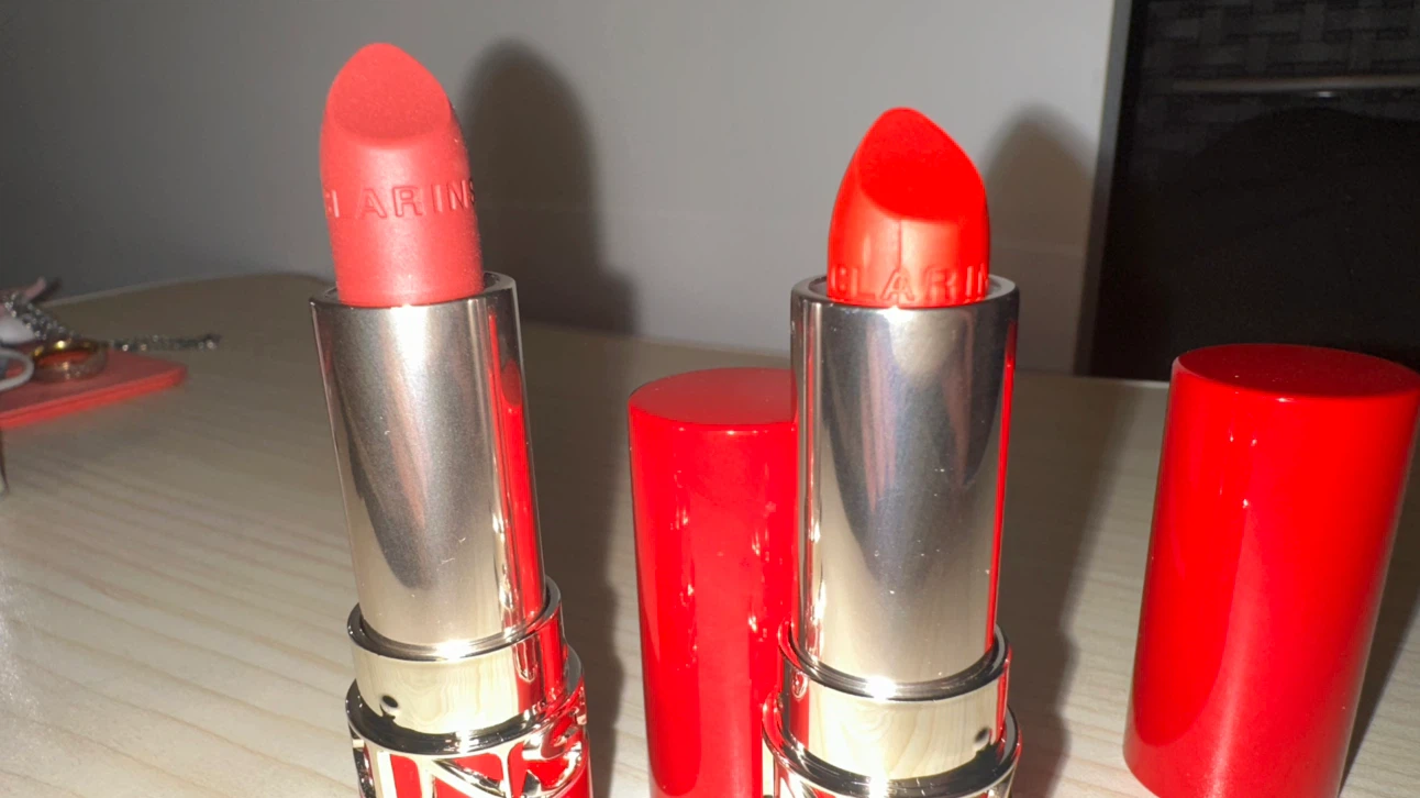 Clarins Joli Rouge Lipstick Duo - Strawberry & Grenadine
