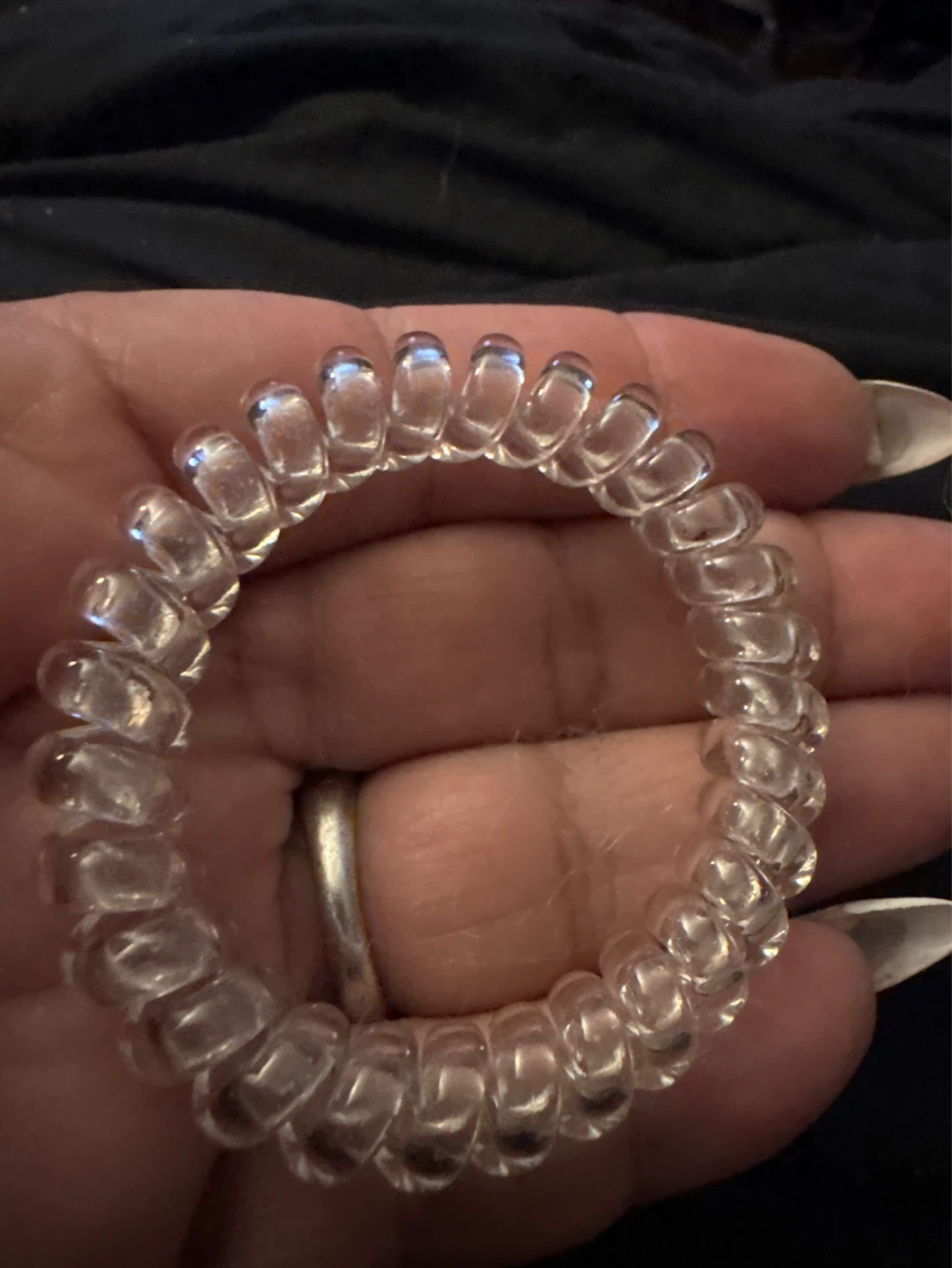 ⚽️ NEW Goodie Clear Spiral Hair Tie