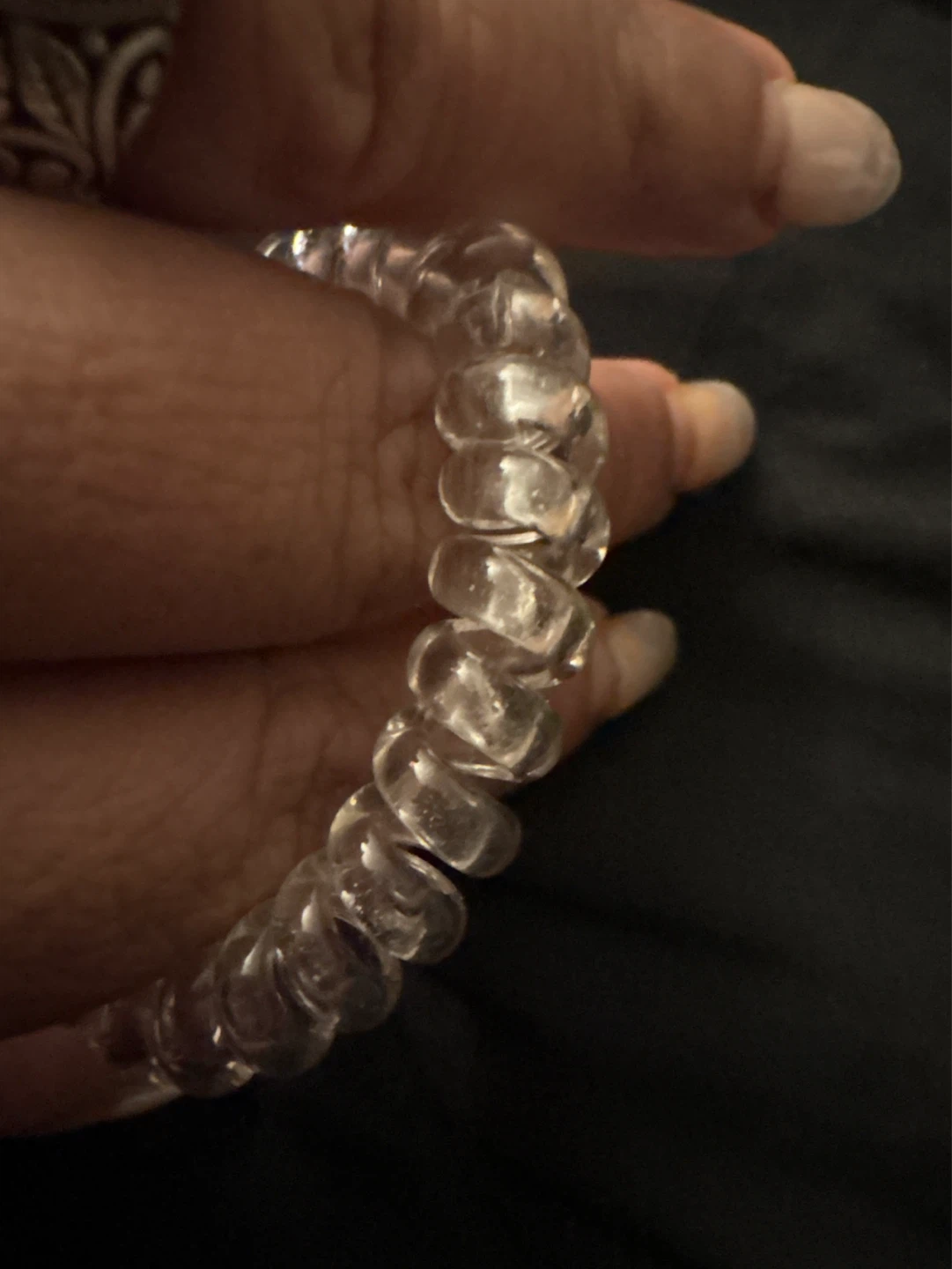 ⚽️ NEW Goodie Clear Spiral Hair Tie - photo 3
