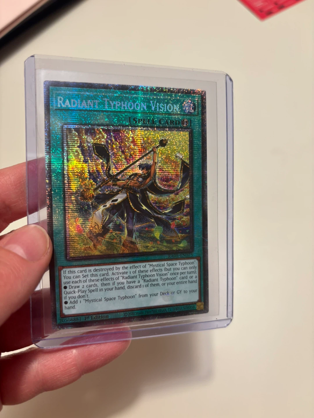 ⚽️ Yugioh Radiant Typhoon Vision Card