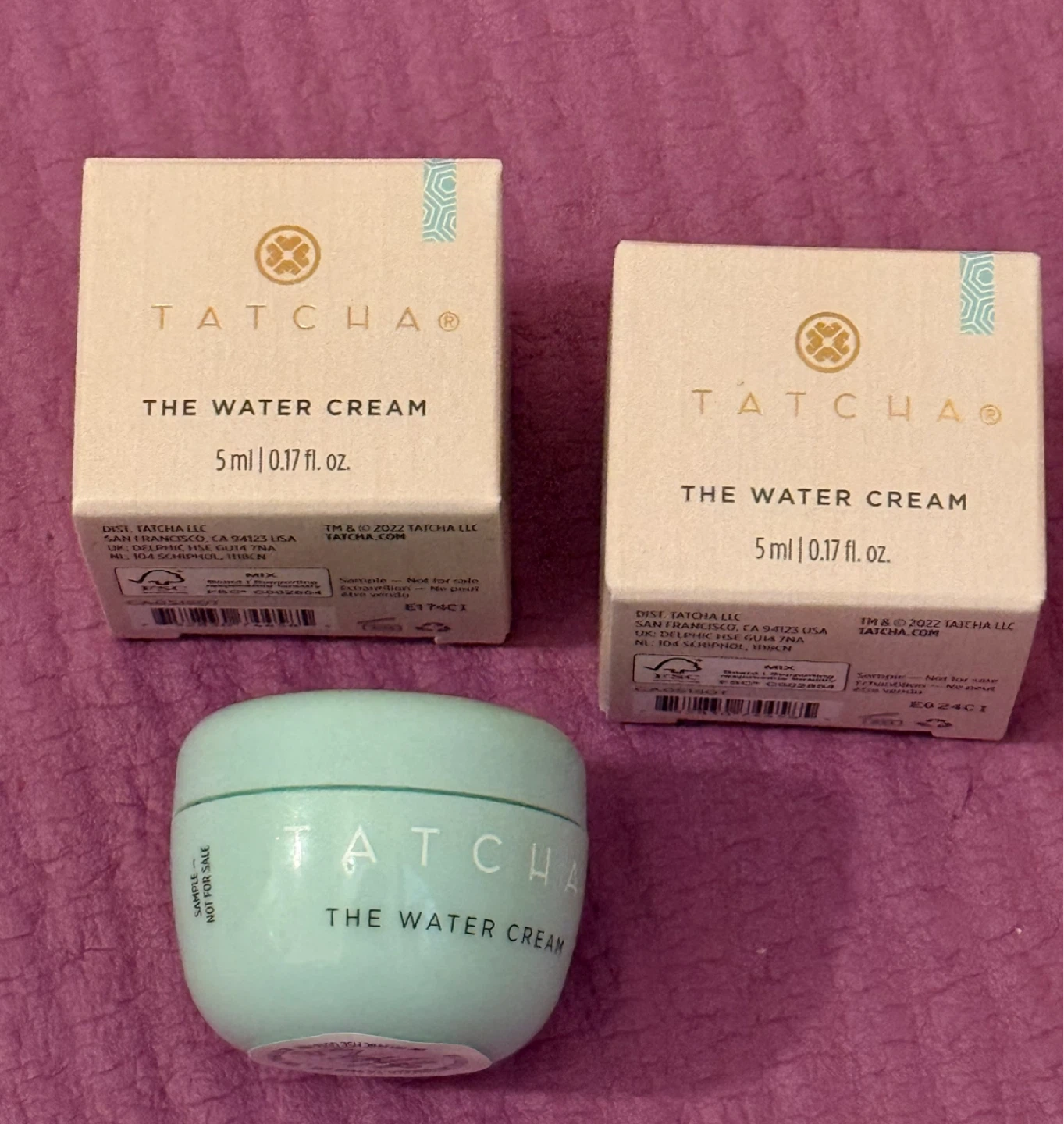 NEW⚽️Tatcha The Water Cream mini - 2 pack - photo 2