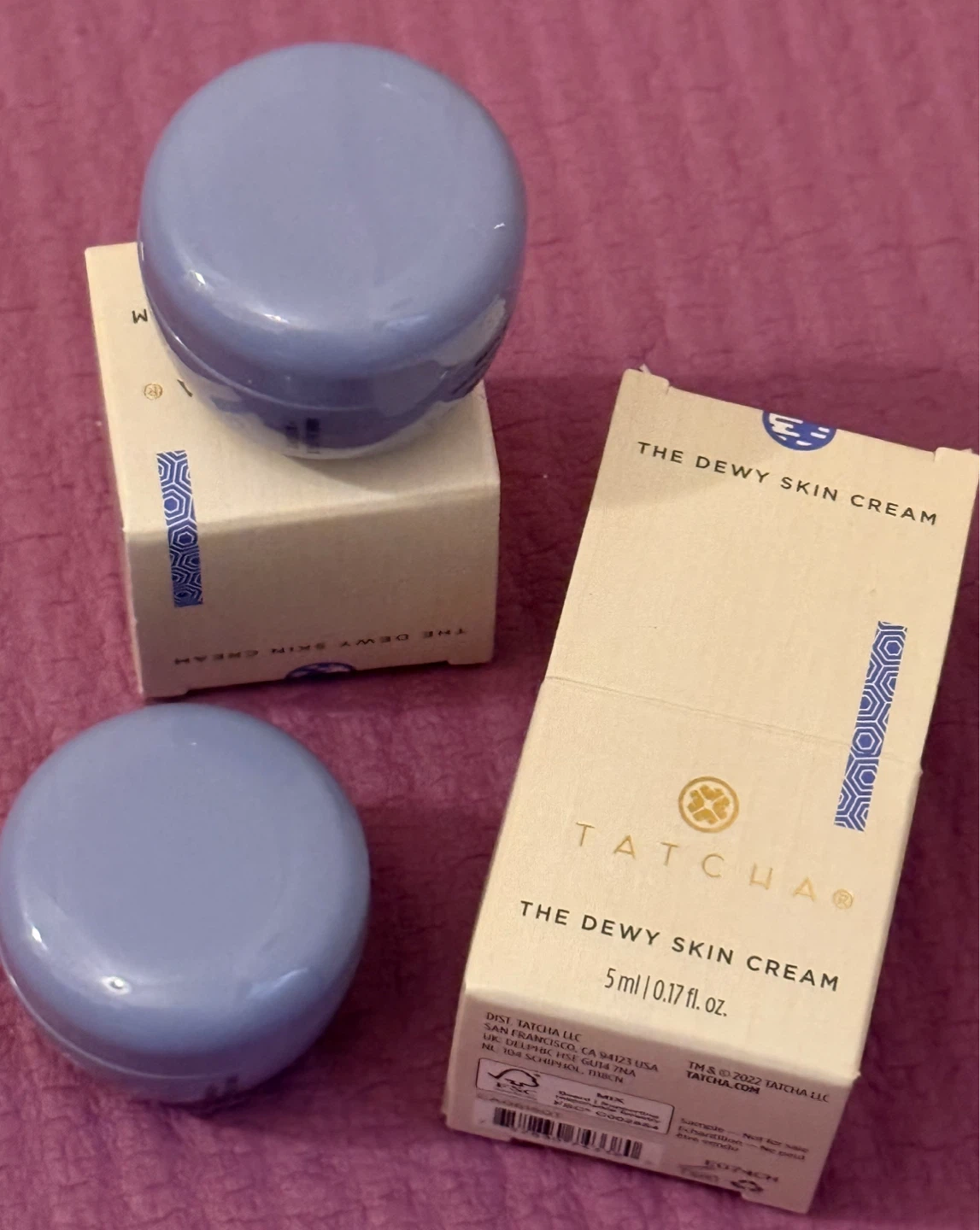 NEW⚽️Tatcha The Dewy Skin Cream Travel Size-2 pack - photo 2