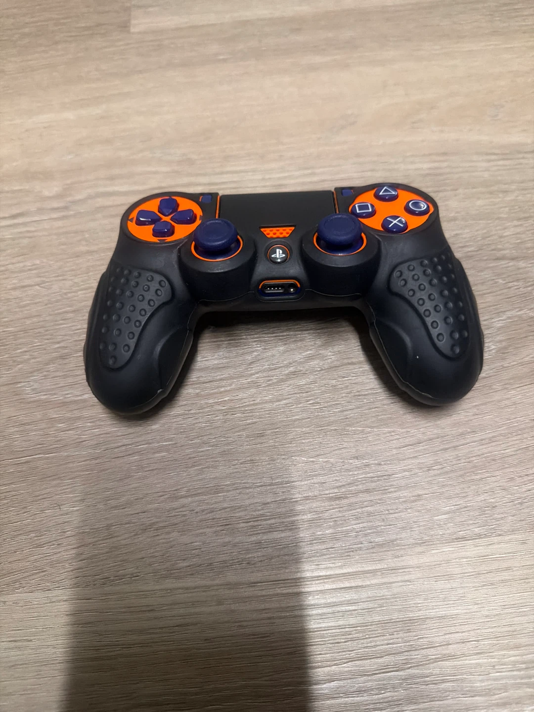 Black and Orange Gaming Controller