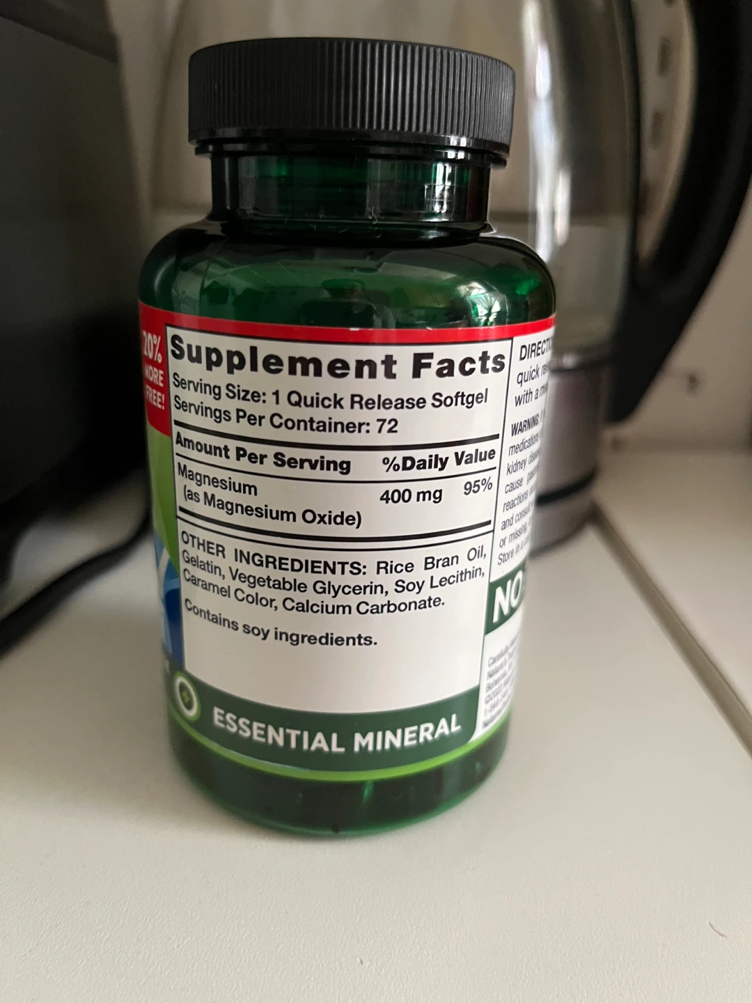 Nature's Truth Extra Strength Magnesium 400mg ⚽️ - photo 3