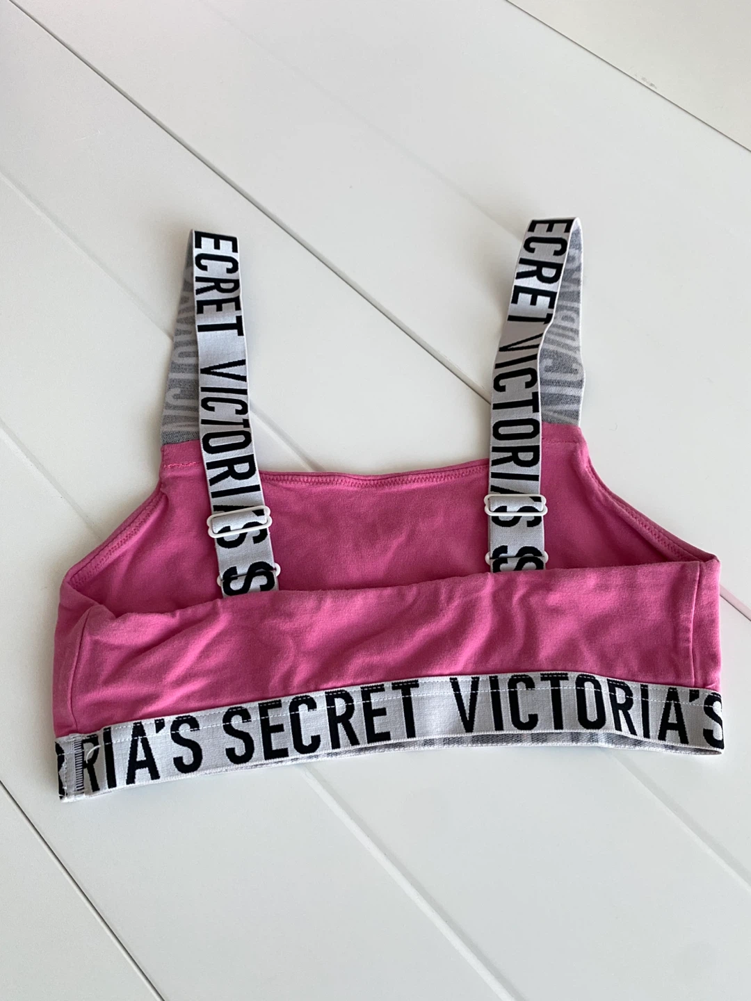 Victoria's Secret Pink Logo Elastic Bralette - Hot Pink⚽️ - photo 2