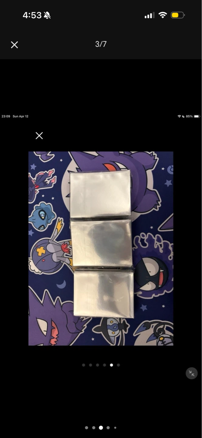 3x Pokemon TCG Card Sleeves - SEALED - photo 2