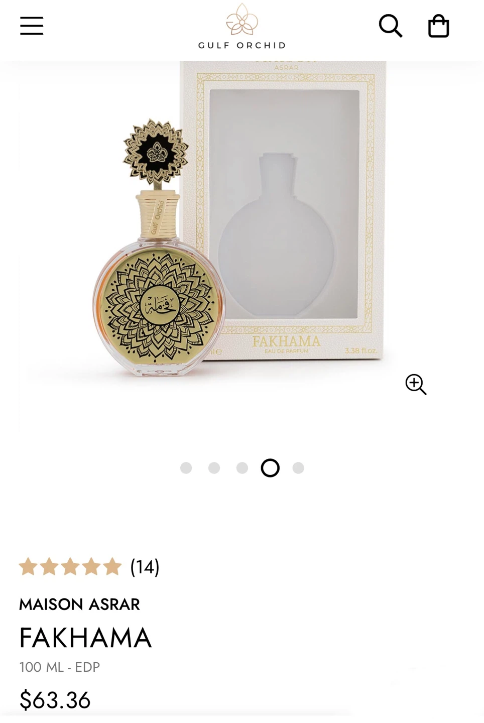 Maison Asrar Fakfama Eau de parfum 100ml