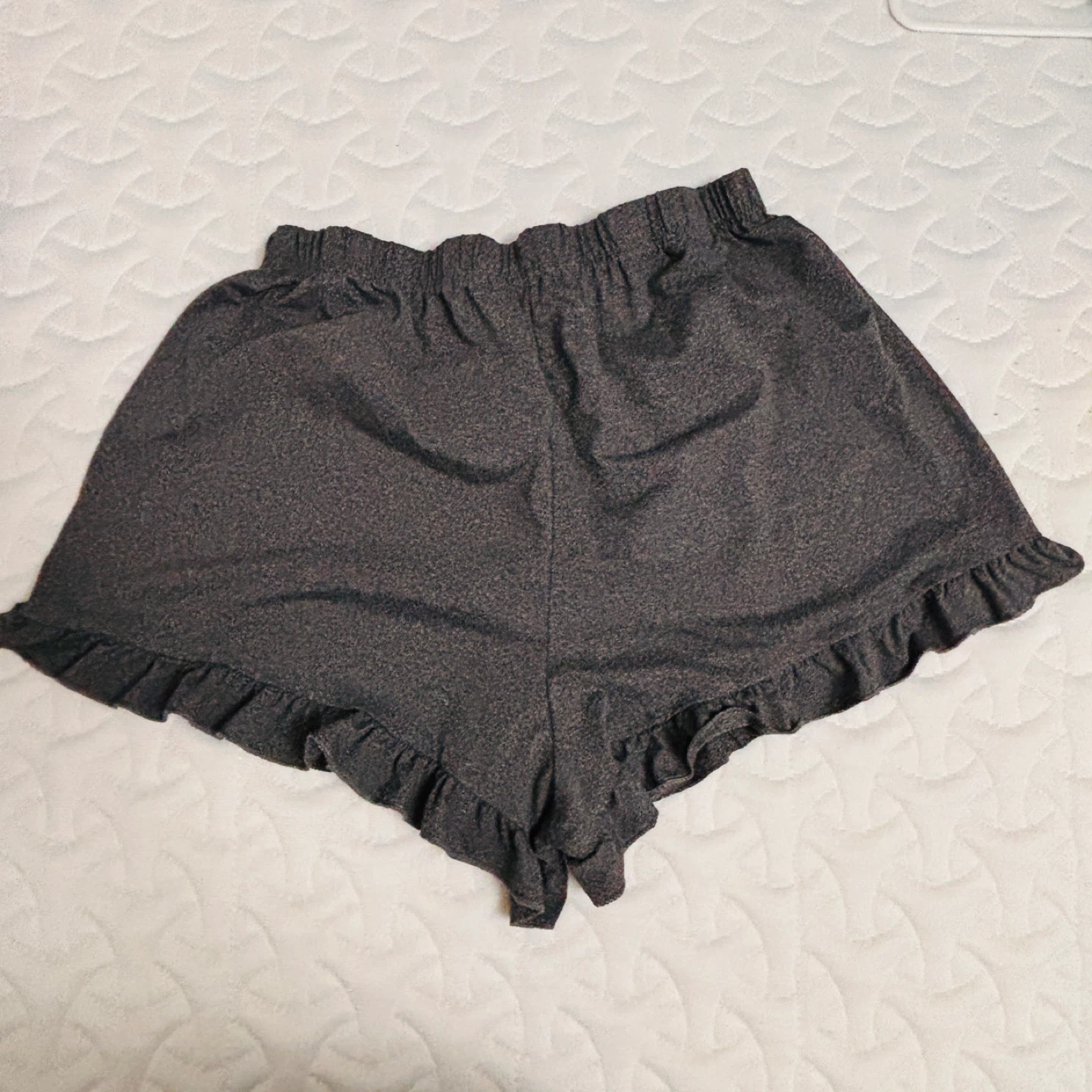 Ruffle Hem Sleep Shorts - photo 2
