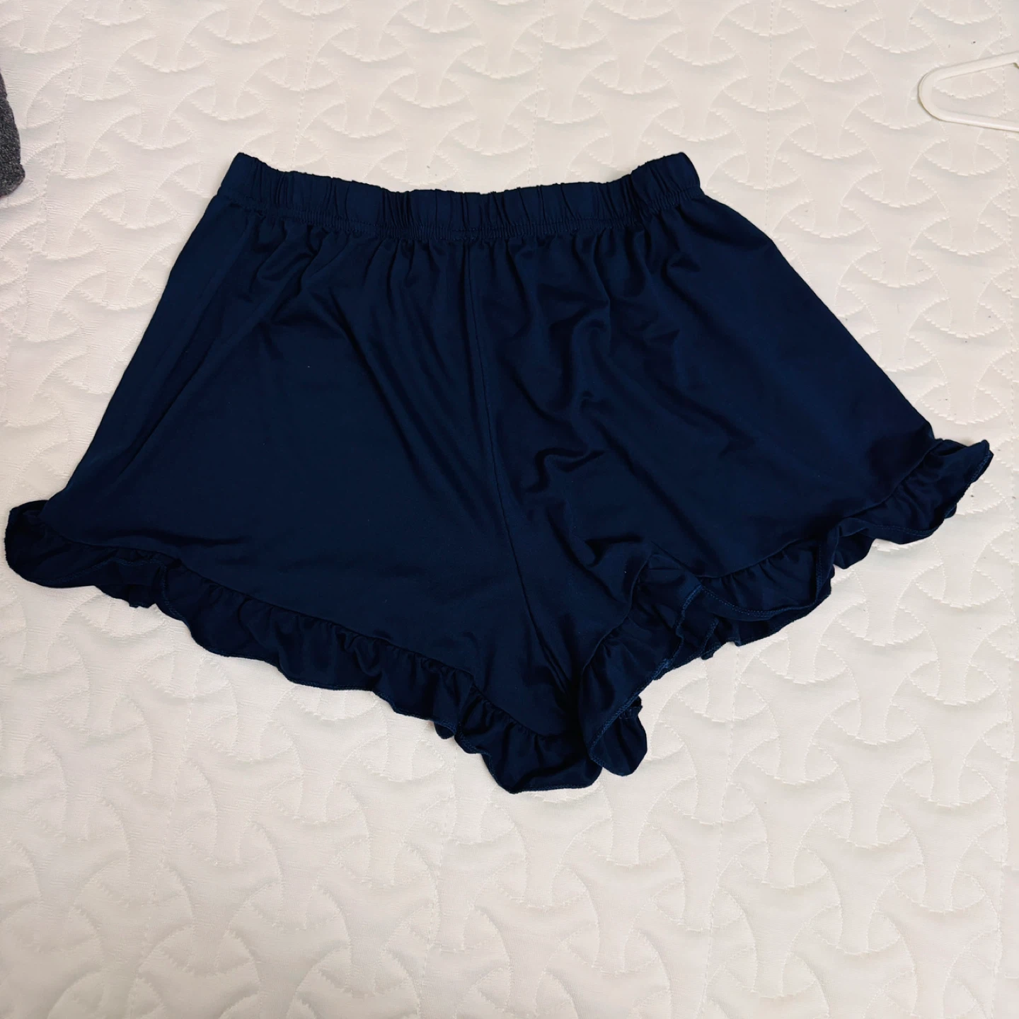 Ruffle Hem Sleep Shorts