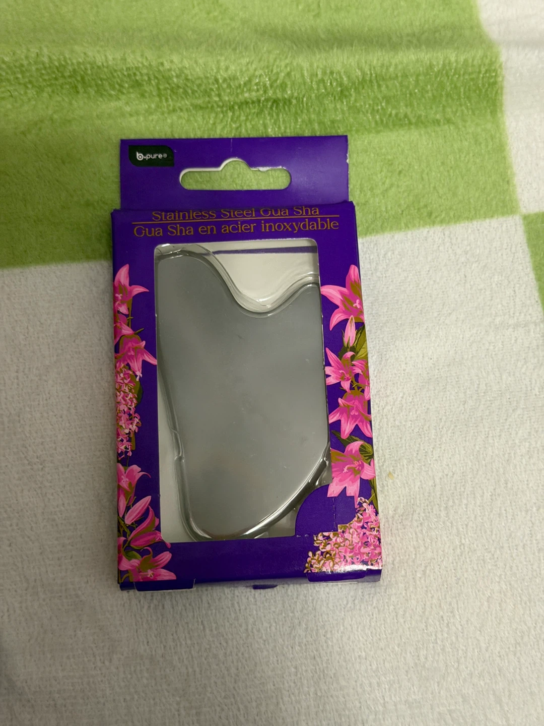 b.pure Stainless Steel Gua Sha Tool⚽️
