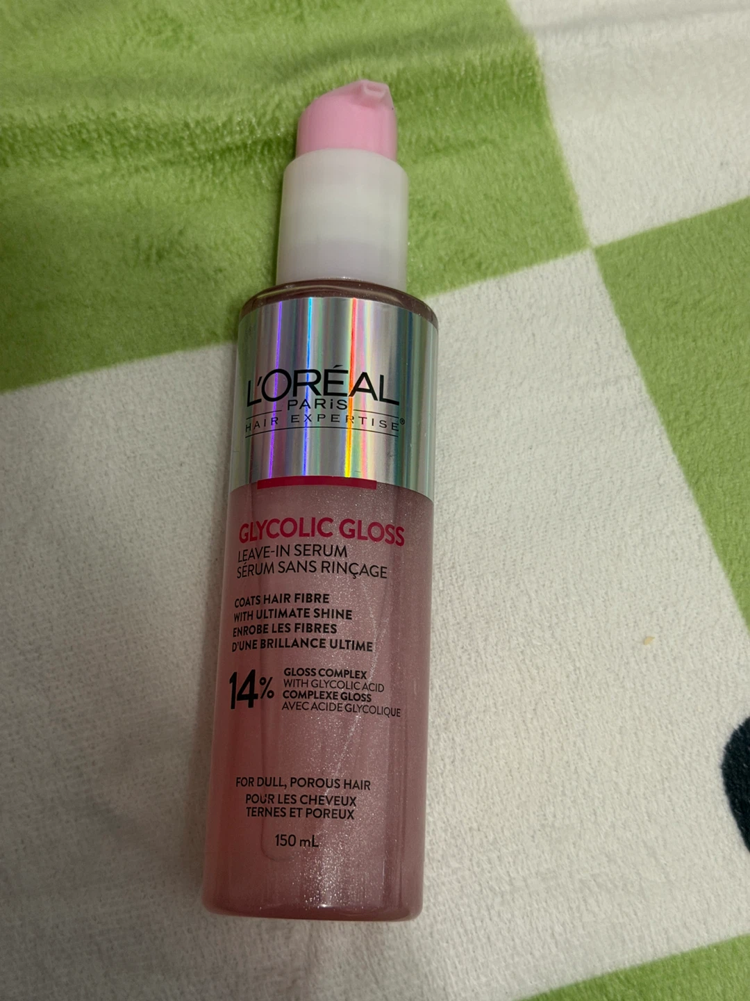 L'Oréal Glycolic Gloss Leave-In Serum 150 mL⚽️