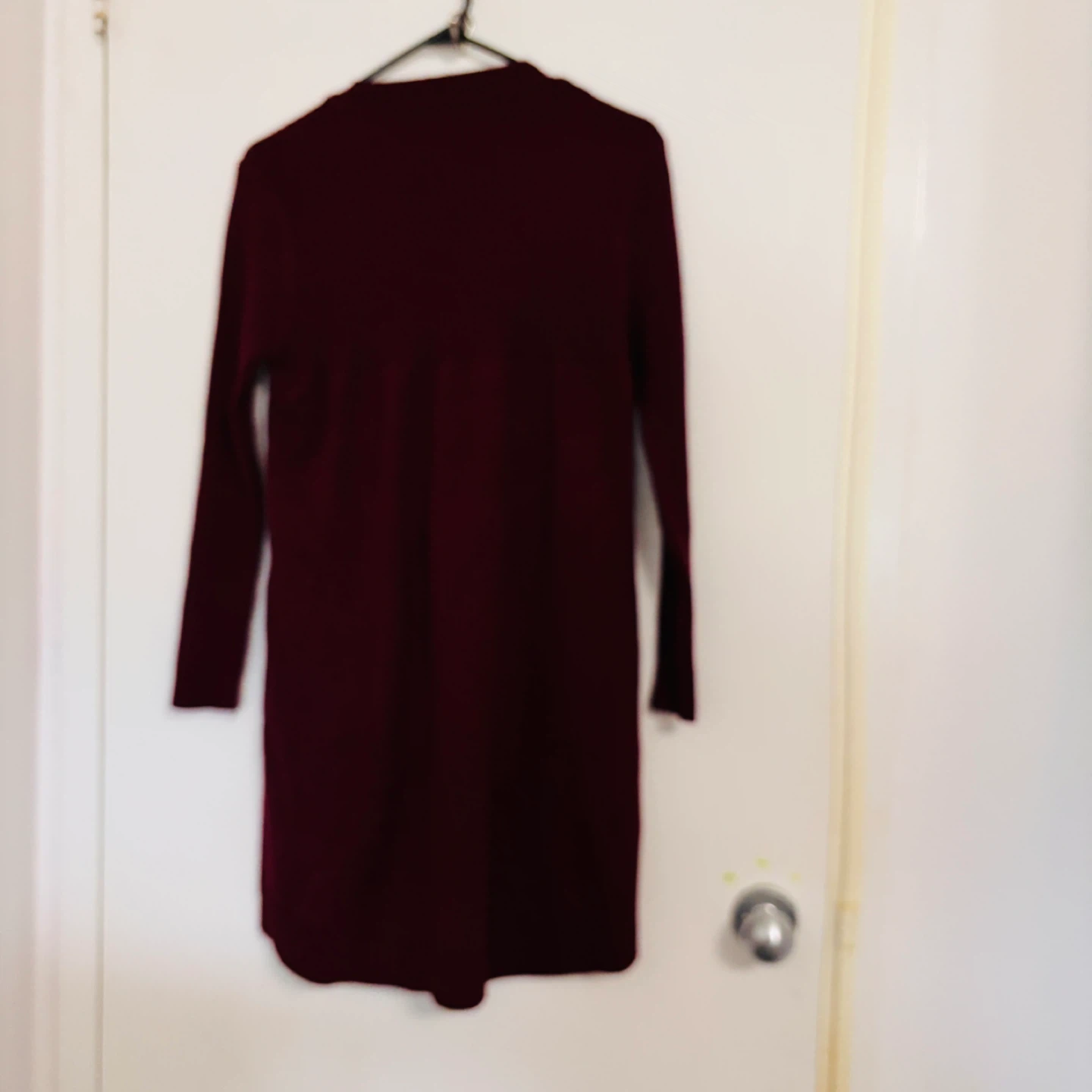 Burgundy Knit Dress