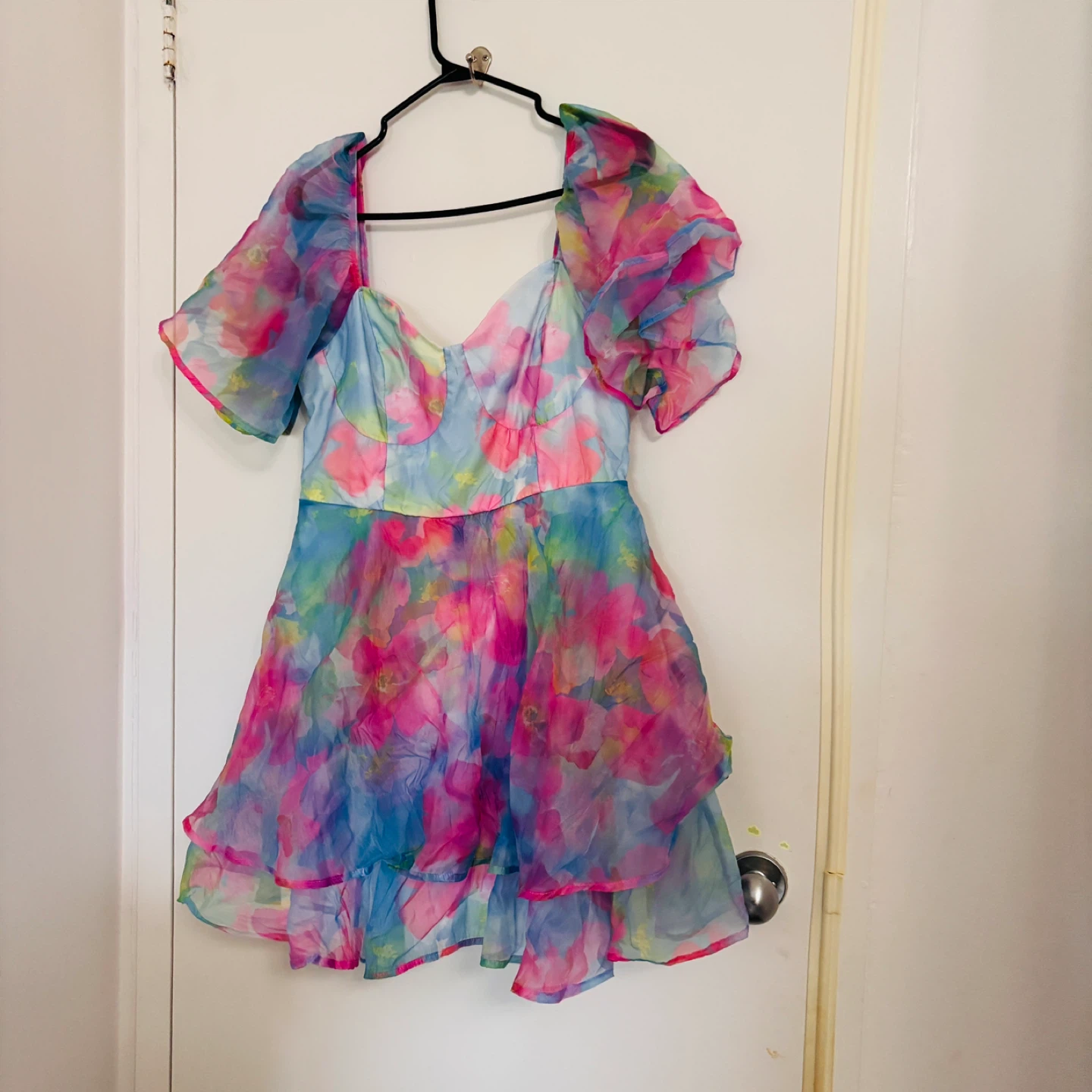 Shein Women's Floral Print Mini Dress