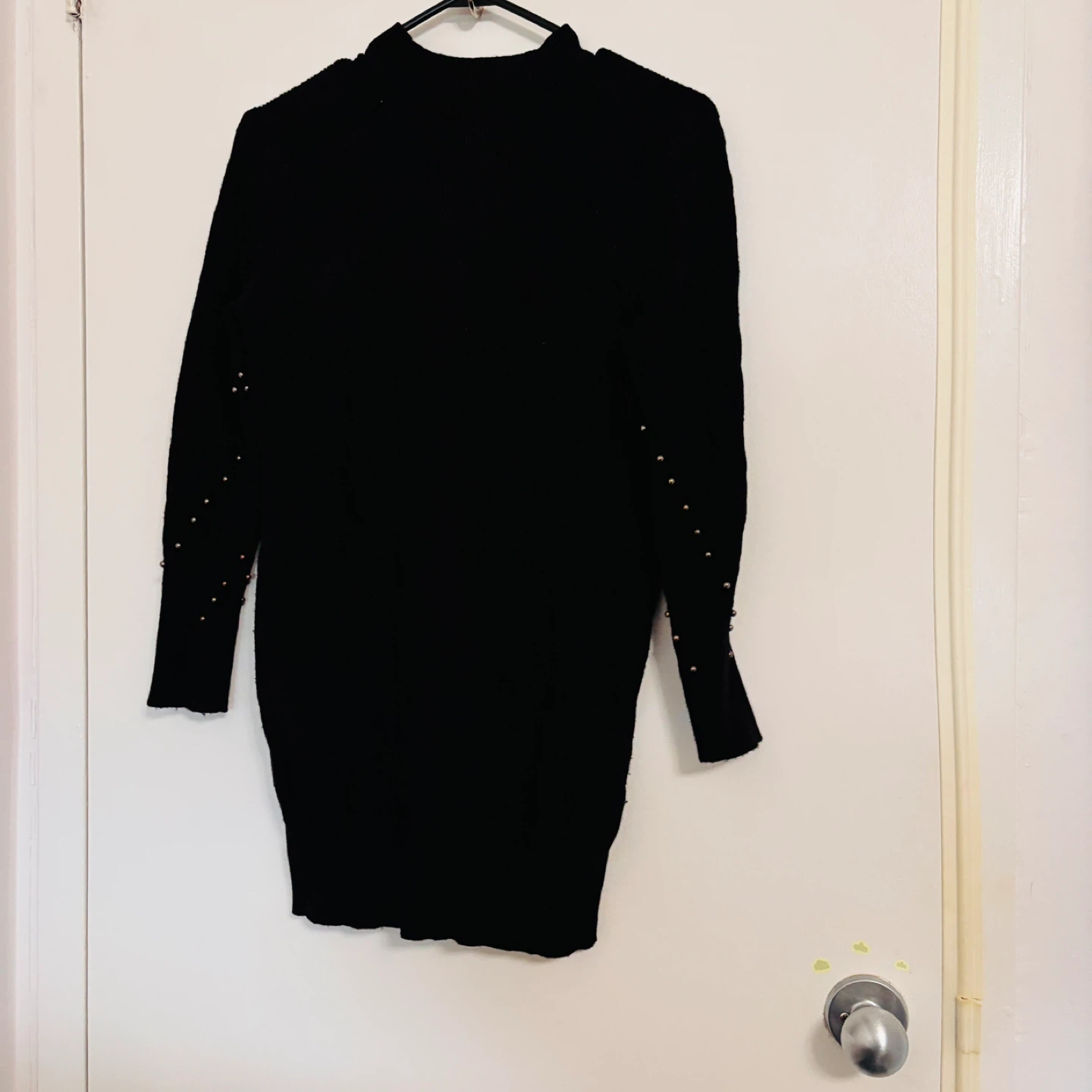 Black Studded Sweater Dress - photo 2