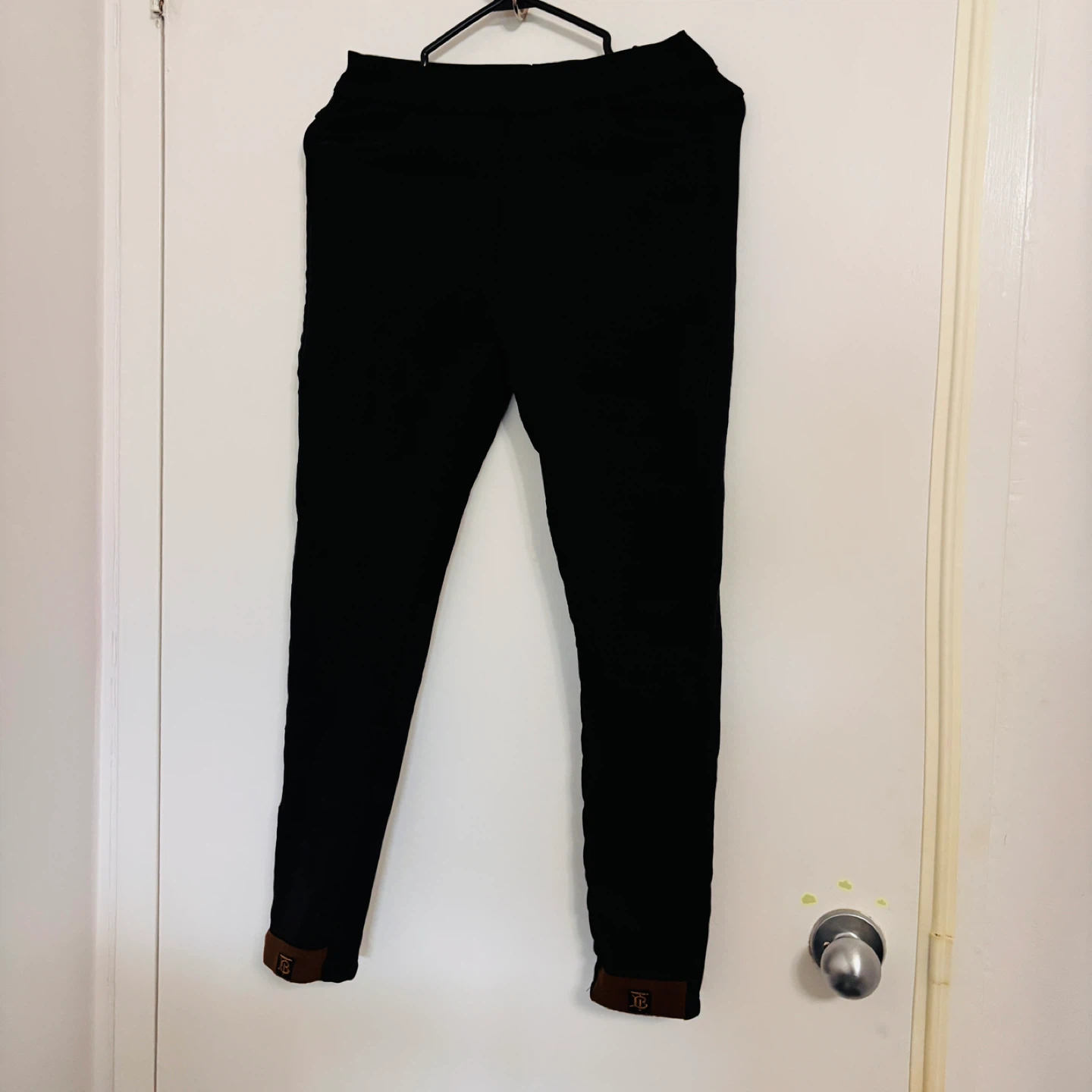 Black Lined Pants