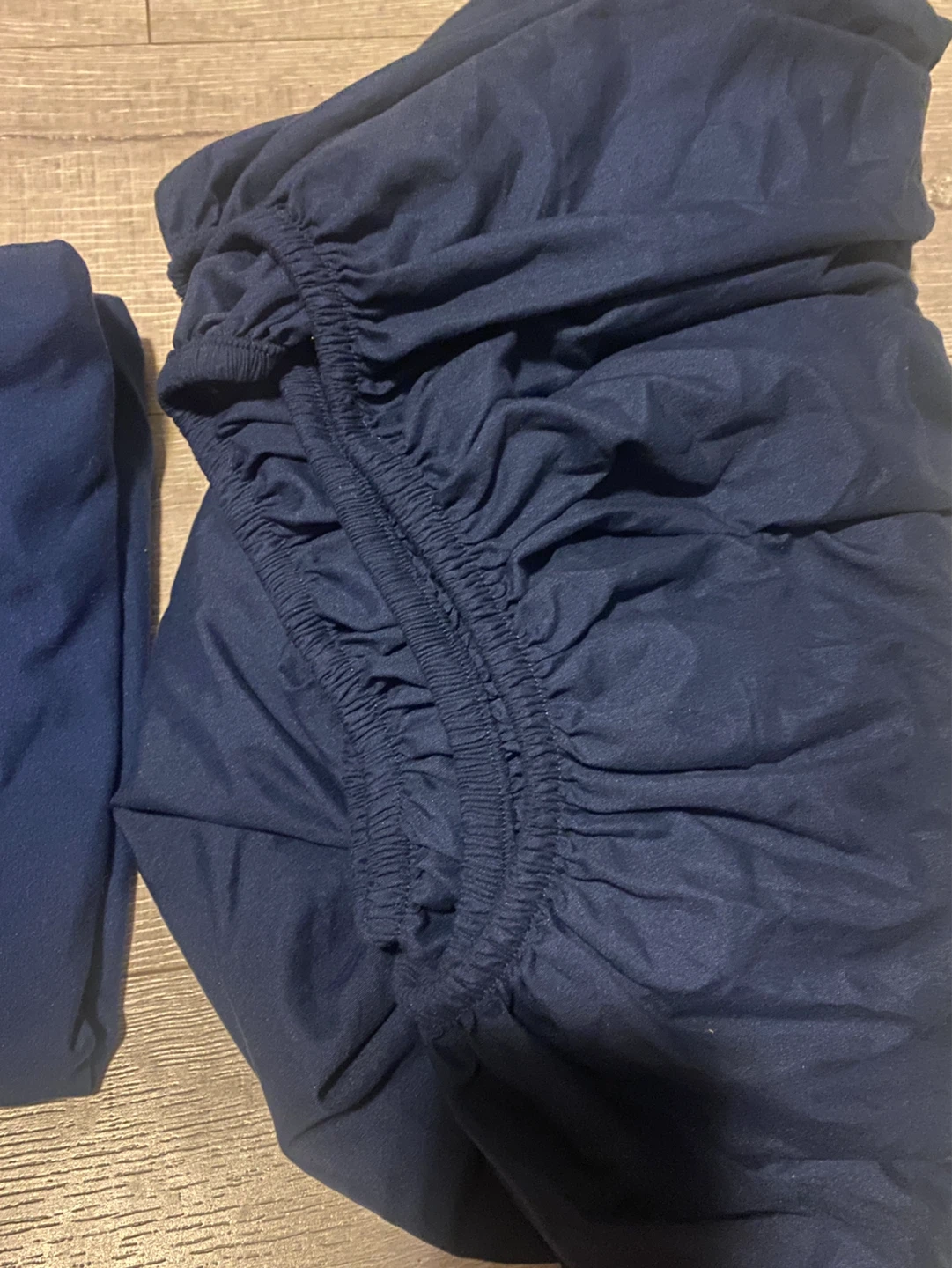 Dark Blue Fitted Sheet Set