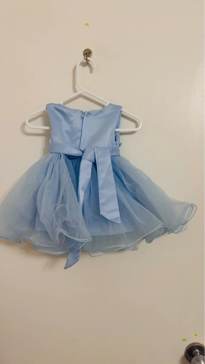 Baby Girl Blue Tulle Dress - photo 2