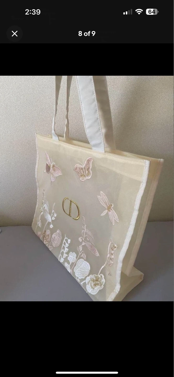DIOR Embroidered Tote Bag - photo 2