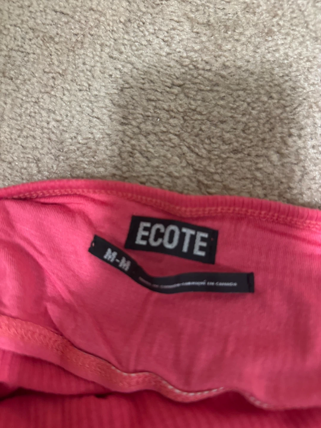 Ecote Pink Tube Top - M - photo 2