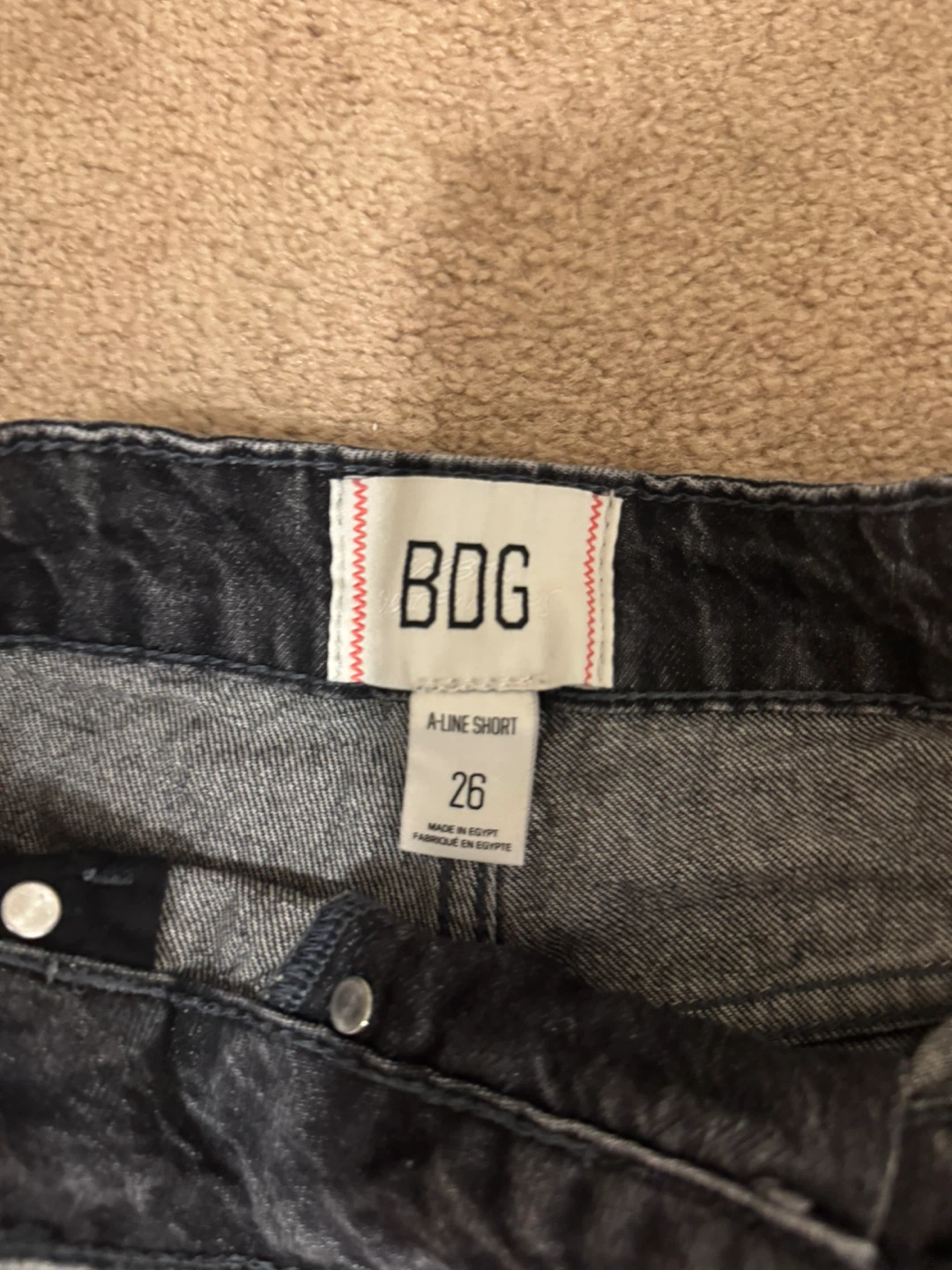 BDG A-Line Denim Shorts Size 26 - photo 3