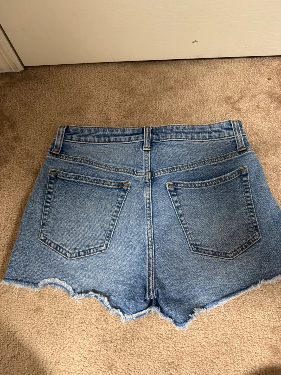 GAP TEEN Sky High Denim Shorts Size 16 - photo 3