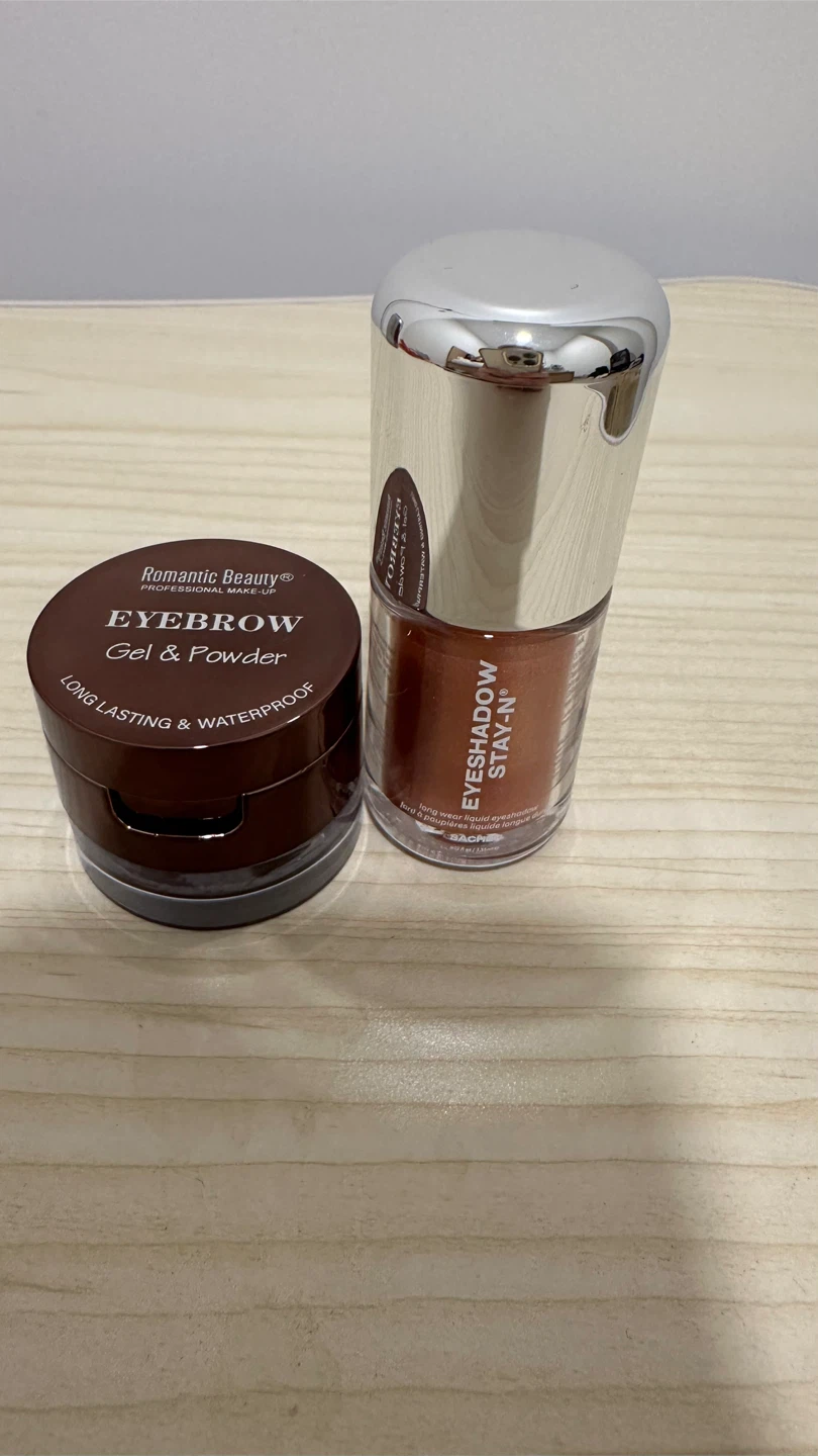 Romantic Beauty Eyebrow Gel & Powder and Eyeshadow
