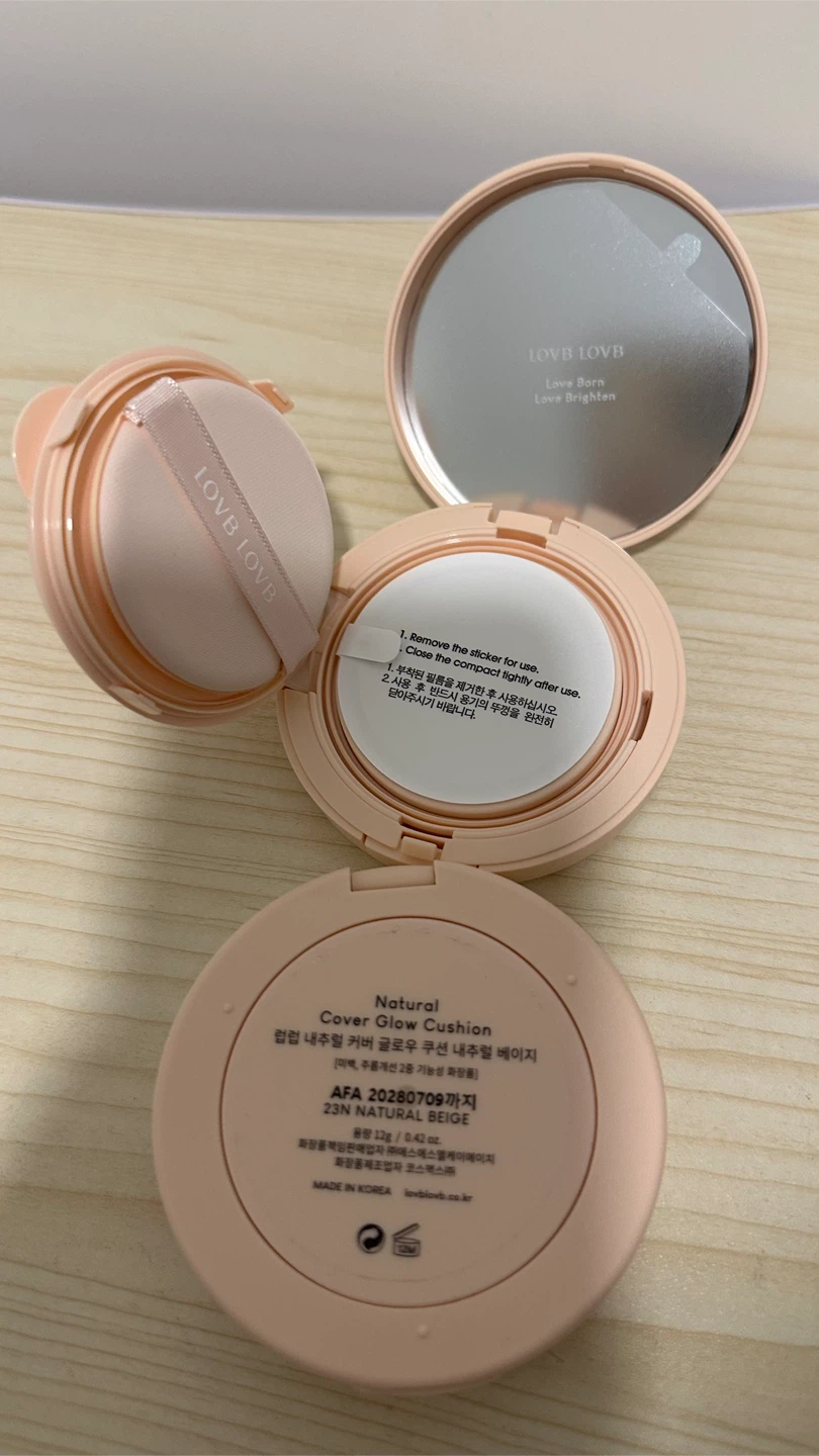 LOVB LOVB Natural Cover Glow Cushion 23N Neutral Beige