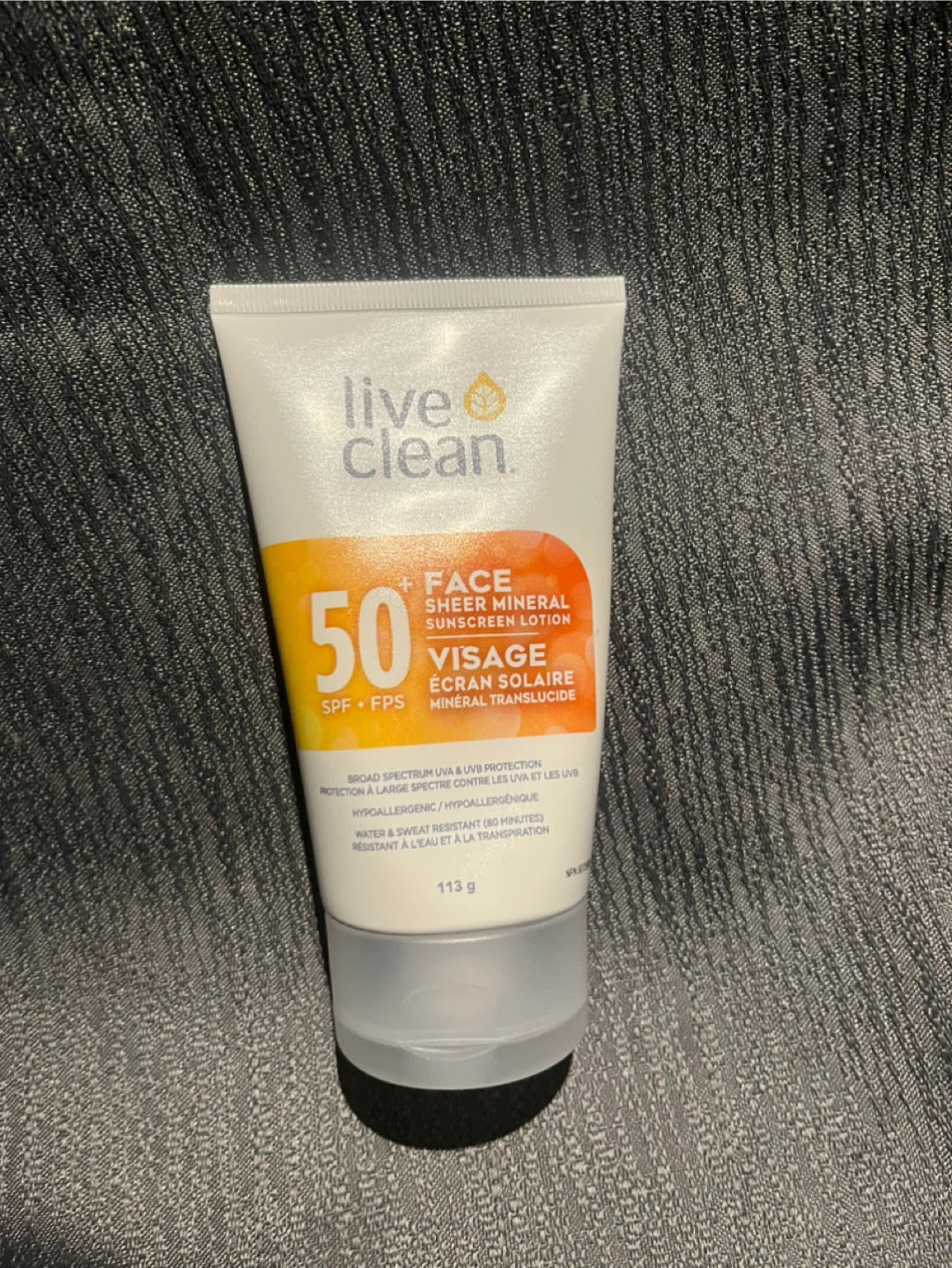 Live Clean Face Mineral Sunscreen Lotion SPF 50