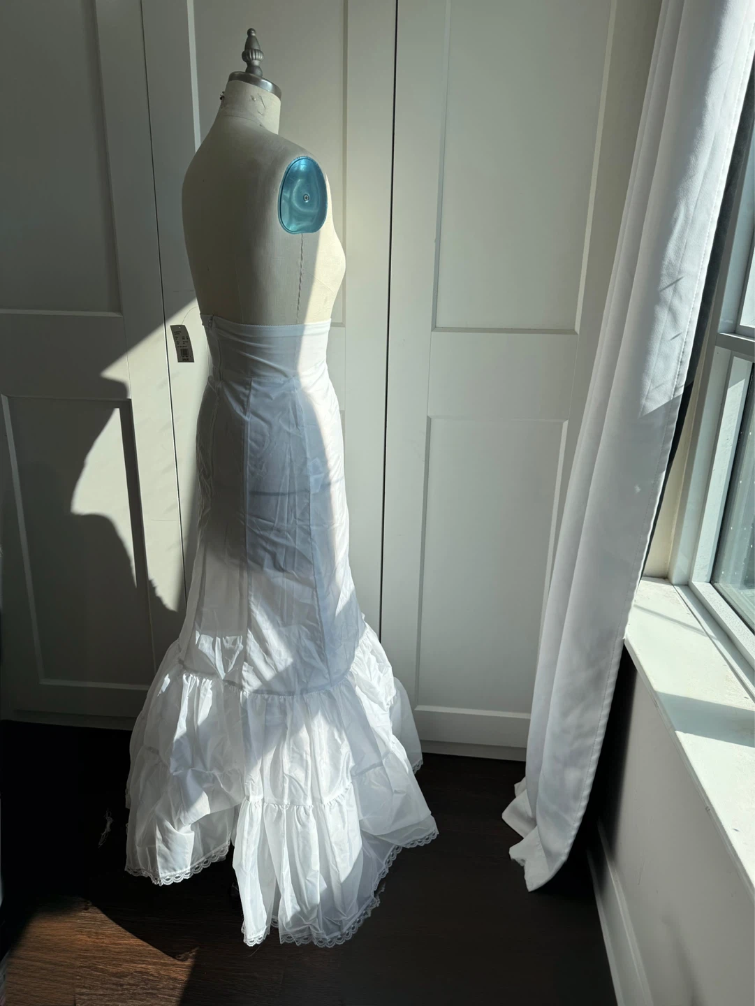 Brand New White David's Bridal mermaid crinoline petticoat NEW - photo 4