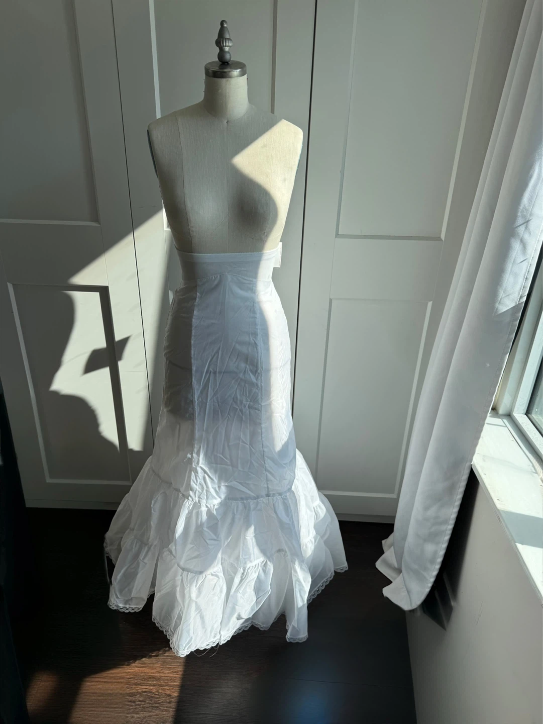 Brand New White David's Bridal mermaid crinoline petticoat NEW - photo 2
