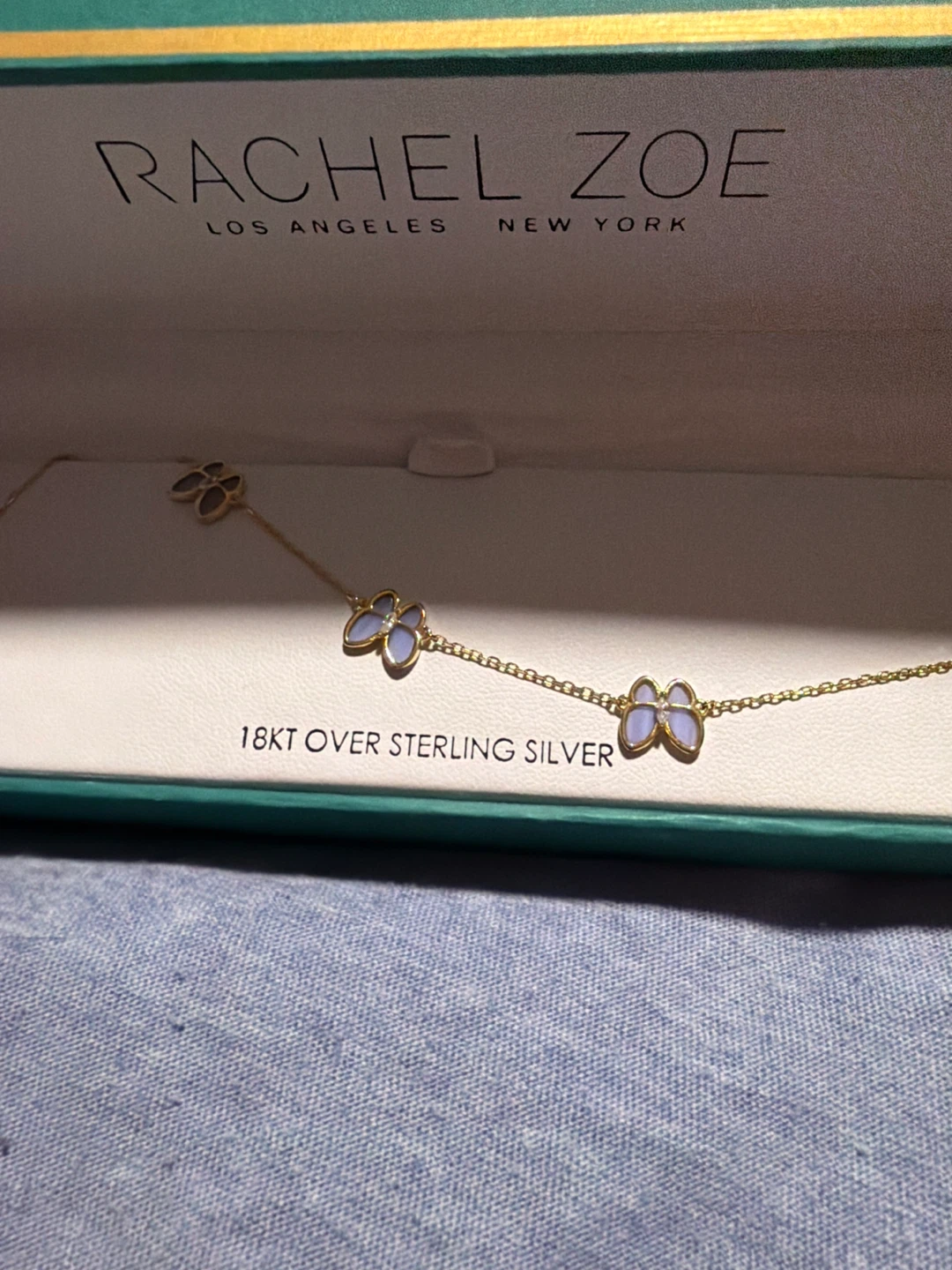 Rachel Zoe 18kt Over Sterling Silver Flower Bracelet - photo 2