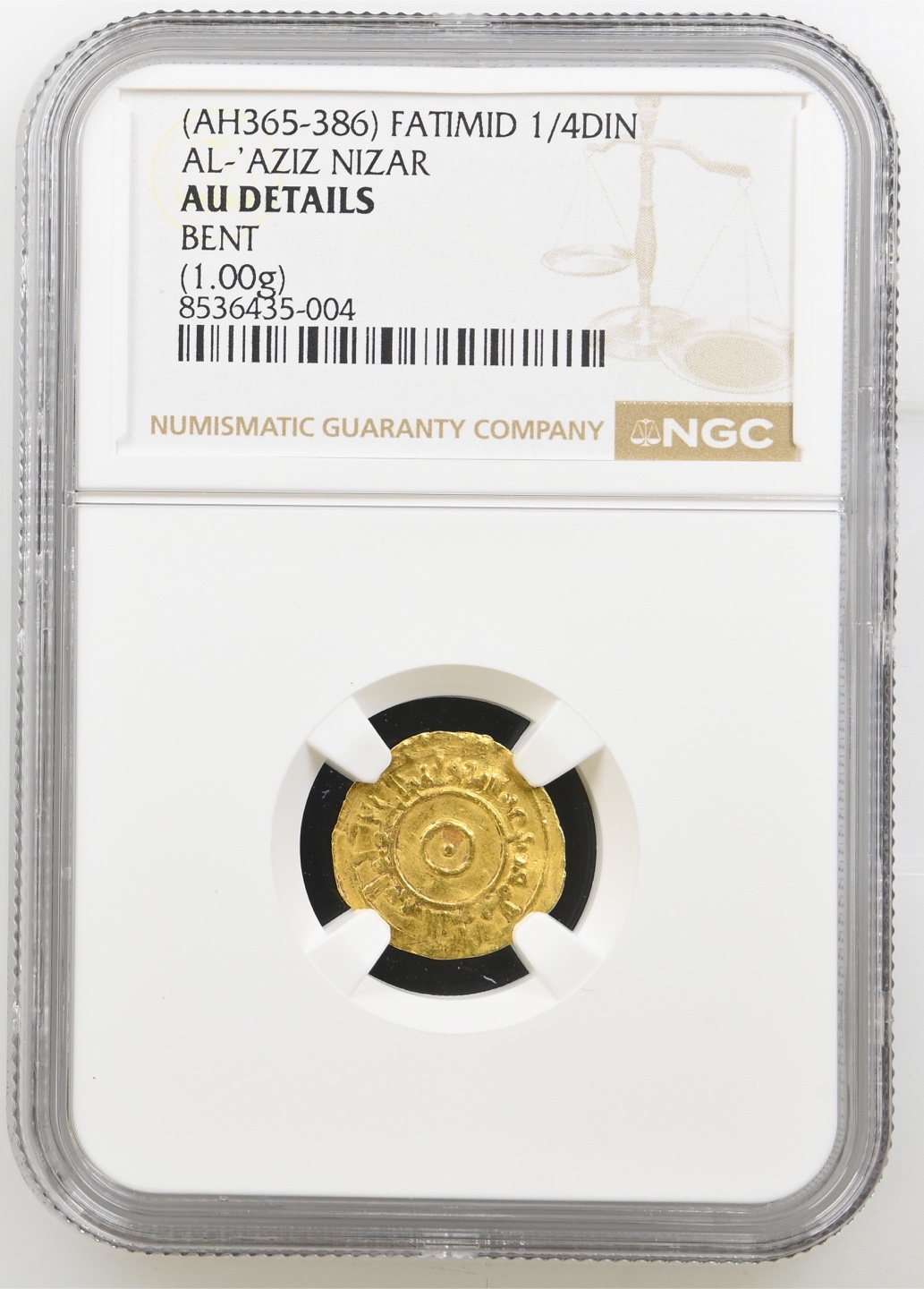 👑Certified Fatimid Historical gold coin - Al-Aziz Nizar👑 - photo 2