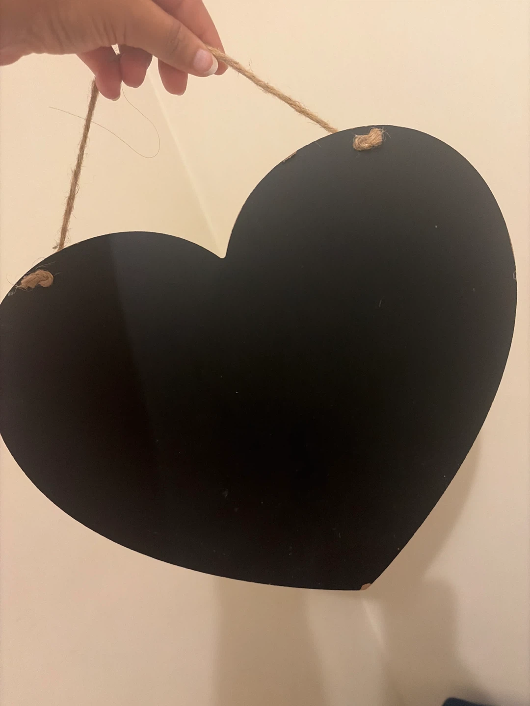 Heart Shaped Chalkboard Sign