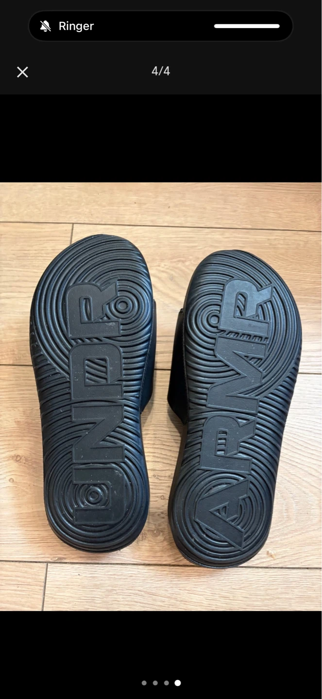 Under Armour Black Slides - photo 3