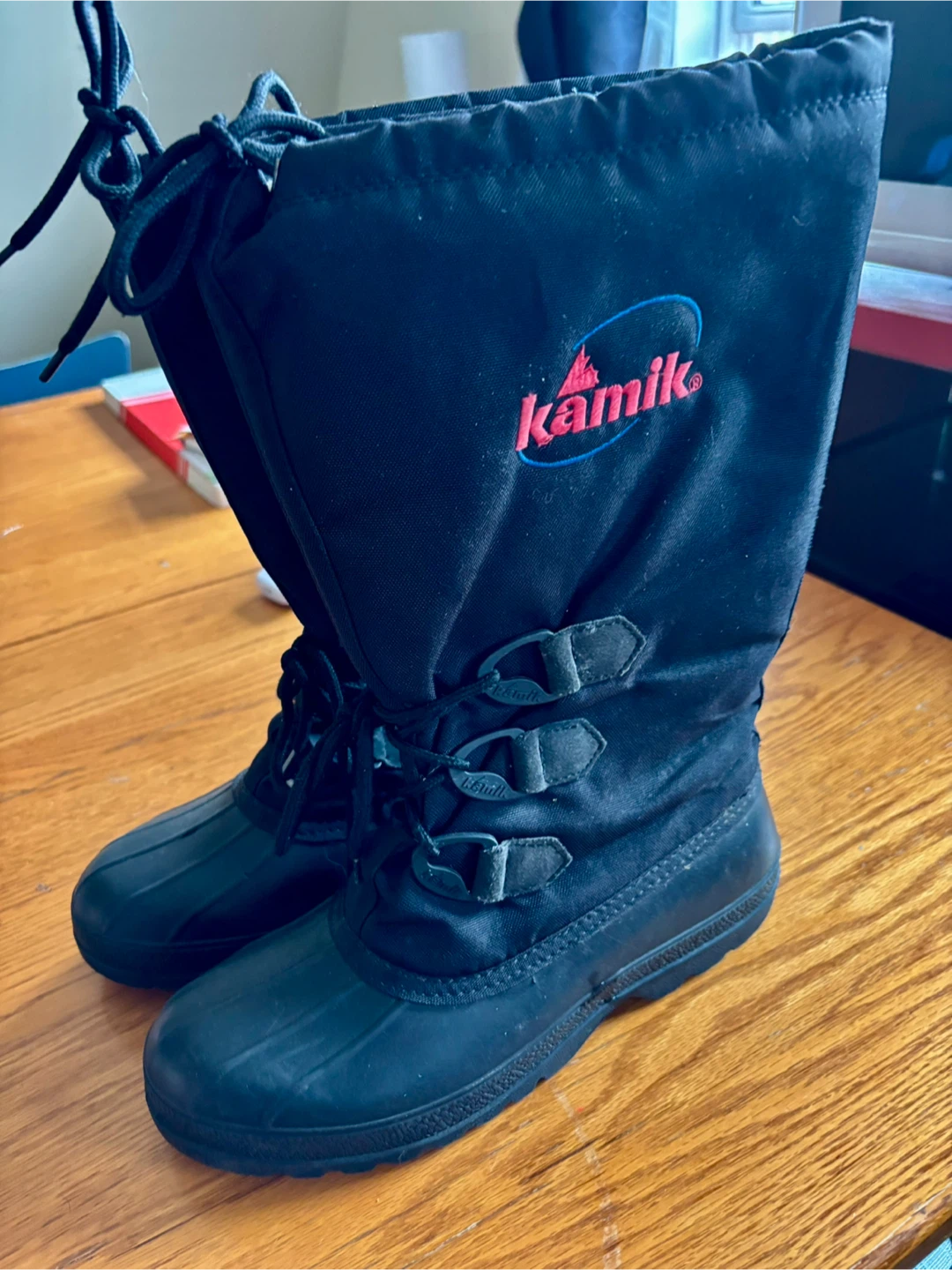 Kamik Black Winter Boots size 8
