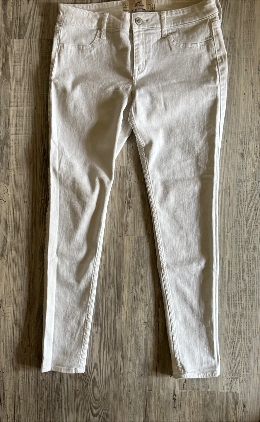 Hollister Super Skinny White Jeans