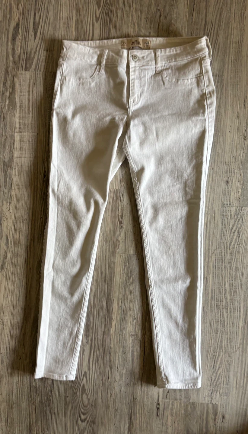 Hollister Super Skinny White Jeans - photo 2
