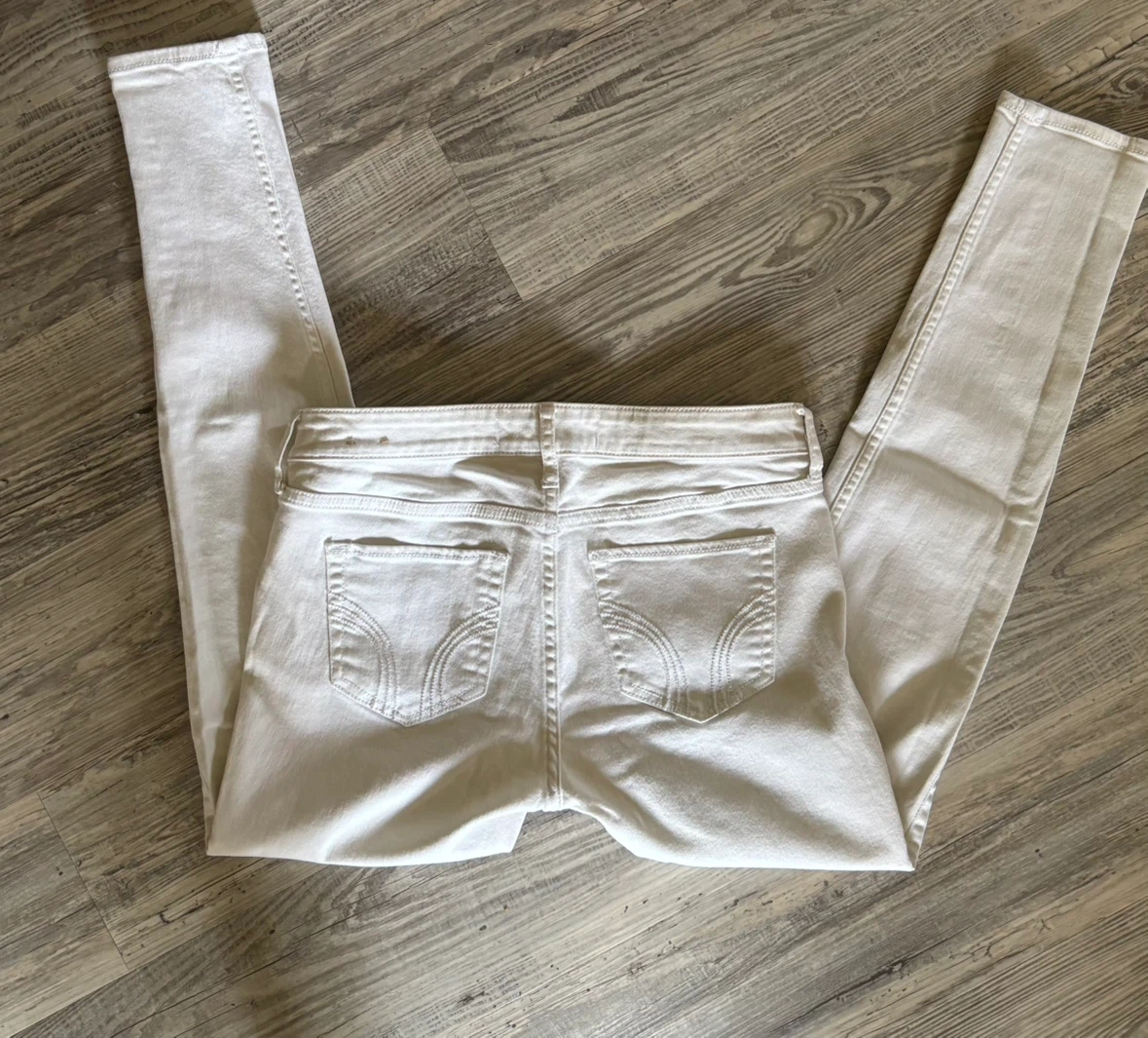 Hollister Super Skinny White Jeans - photo 3