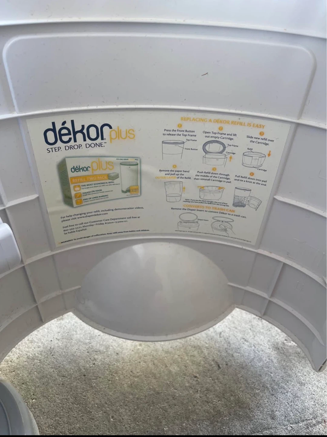 Dékor Plus Diaper Pail - photo 4