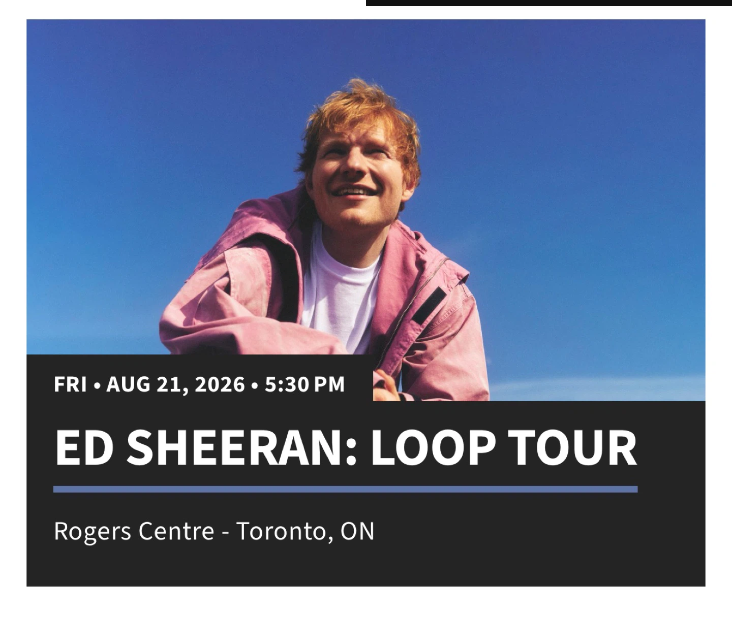 Near-stage floor tickets for Ed Sheeran - Friday Aug 21 - photo 2