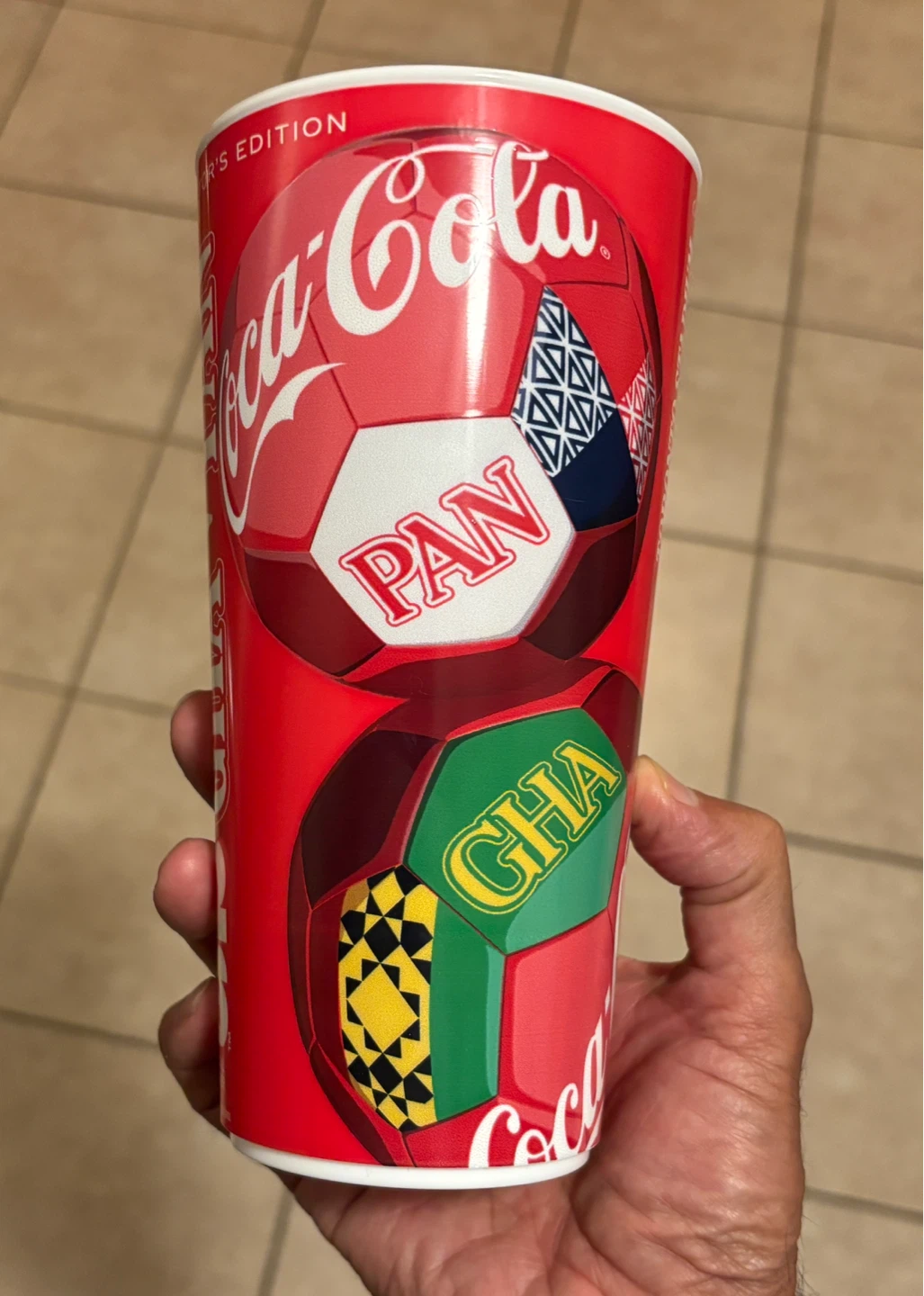 Coca-Cola “Collector's Edition” Soccer Cup