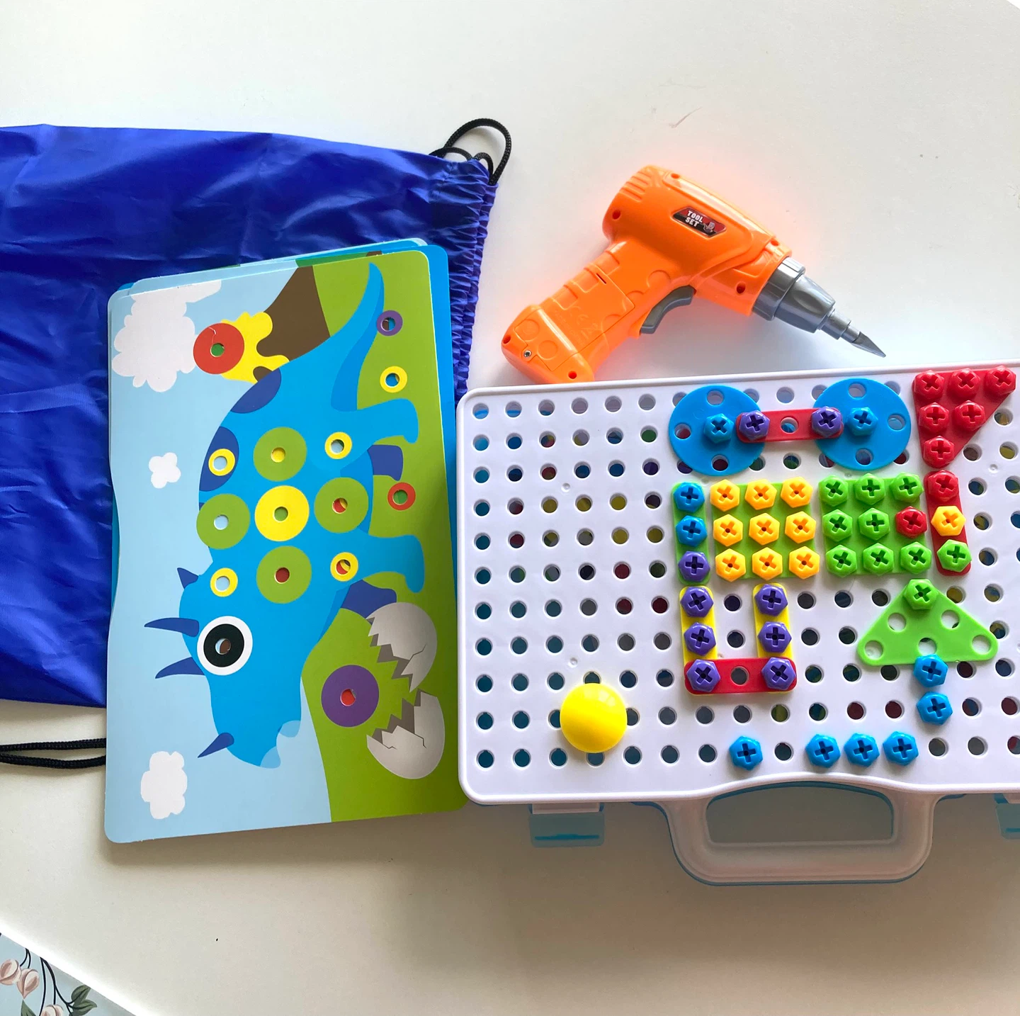 Building Toy Set with battery powered Drill - photo 3